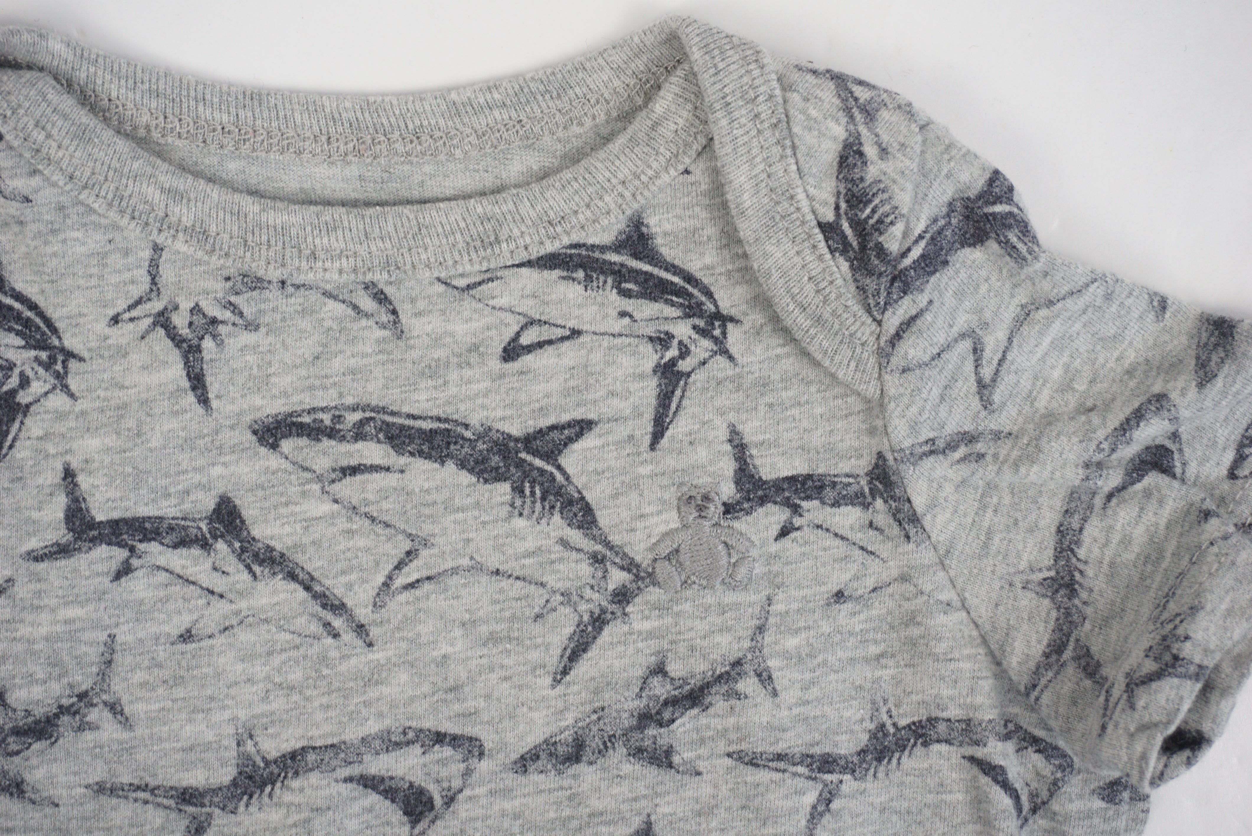 Body Gris - 3/6 mois