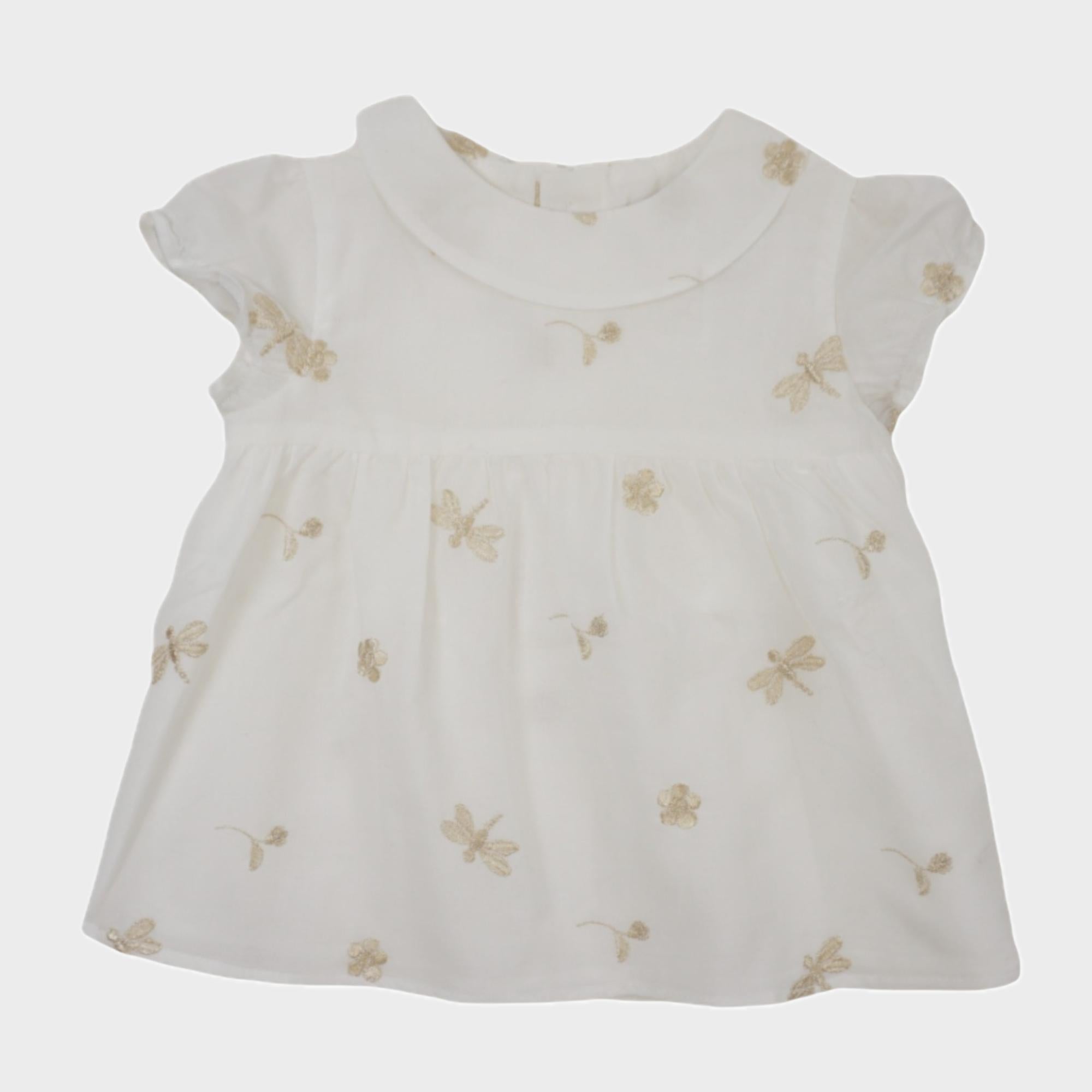 Blouse Blanc - 12 mois