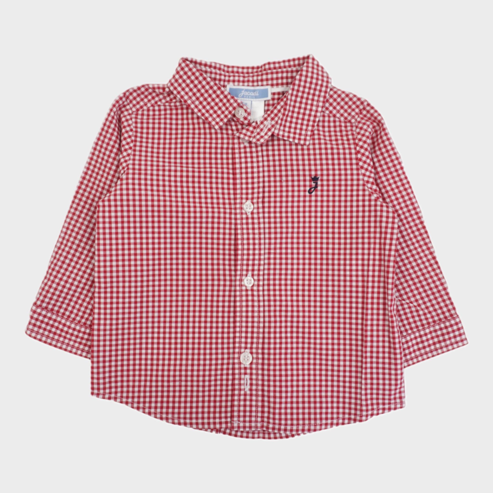 Chemise Rouge - 6 mois