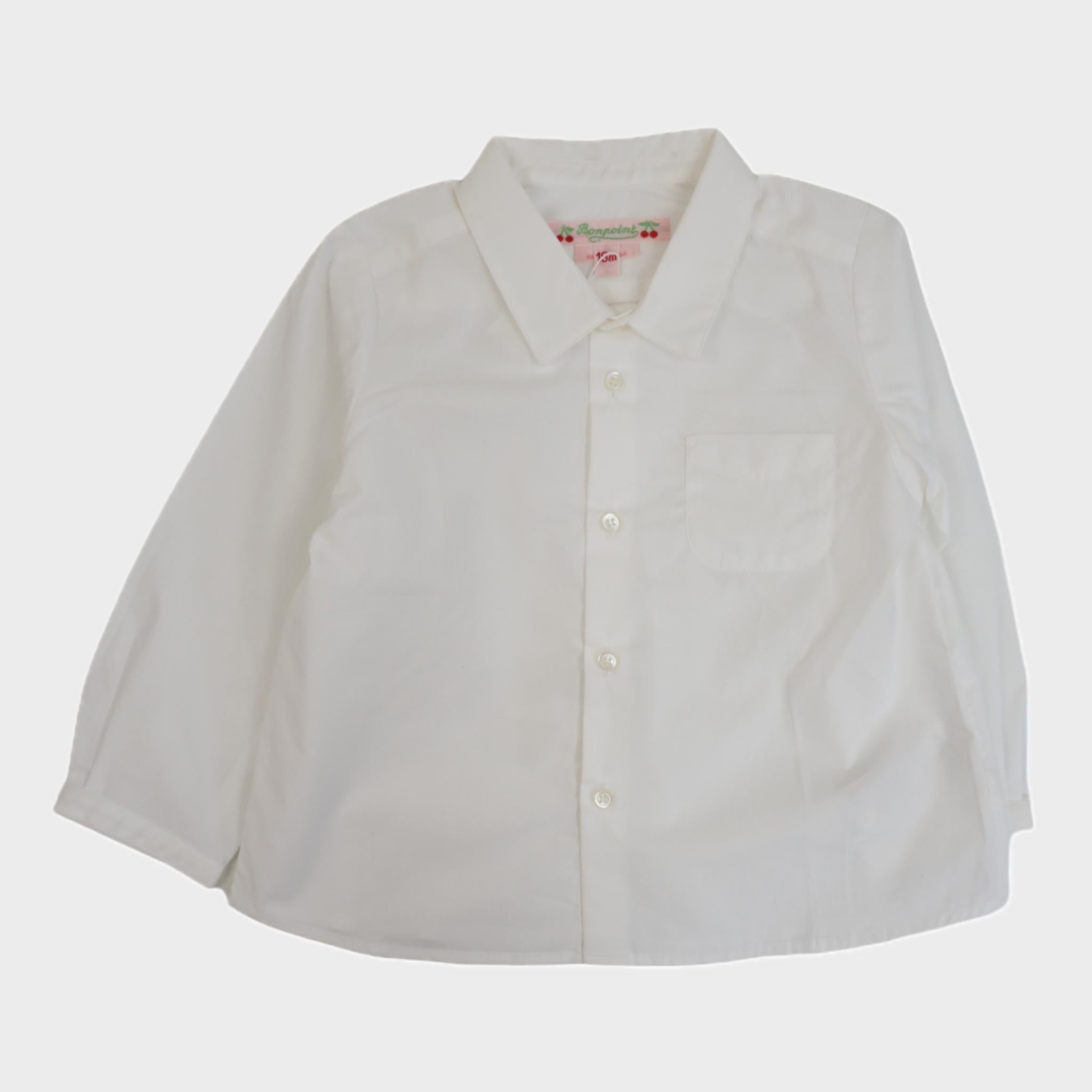 Chemise Blanc - 12 mois