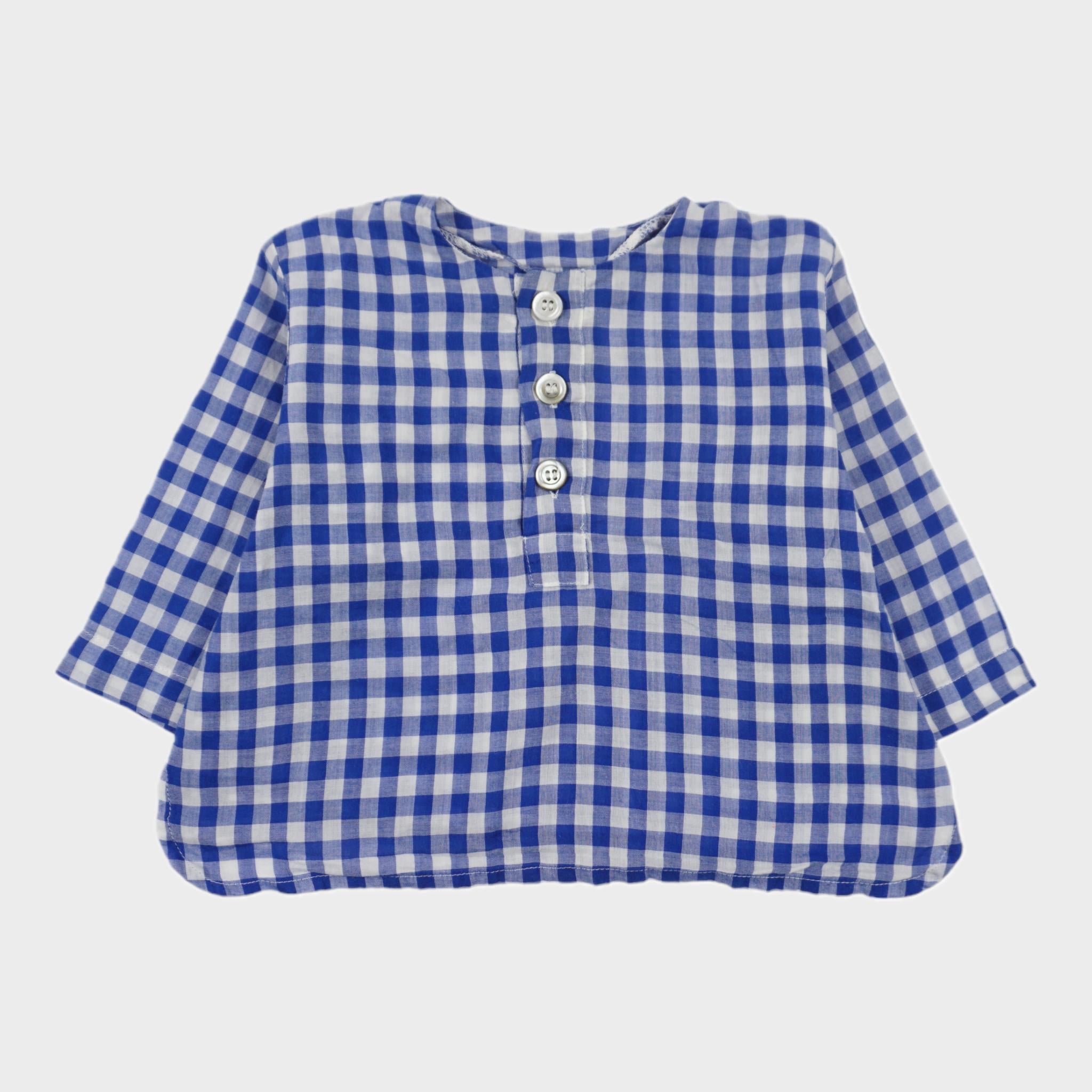 Blouse Bleu - 6 mois