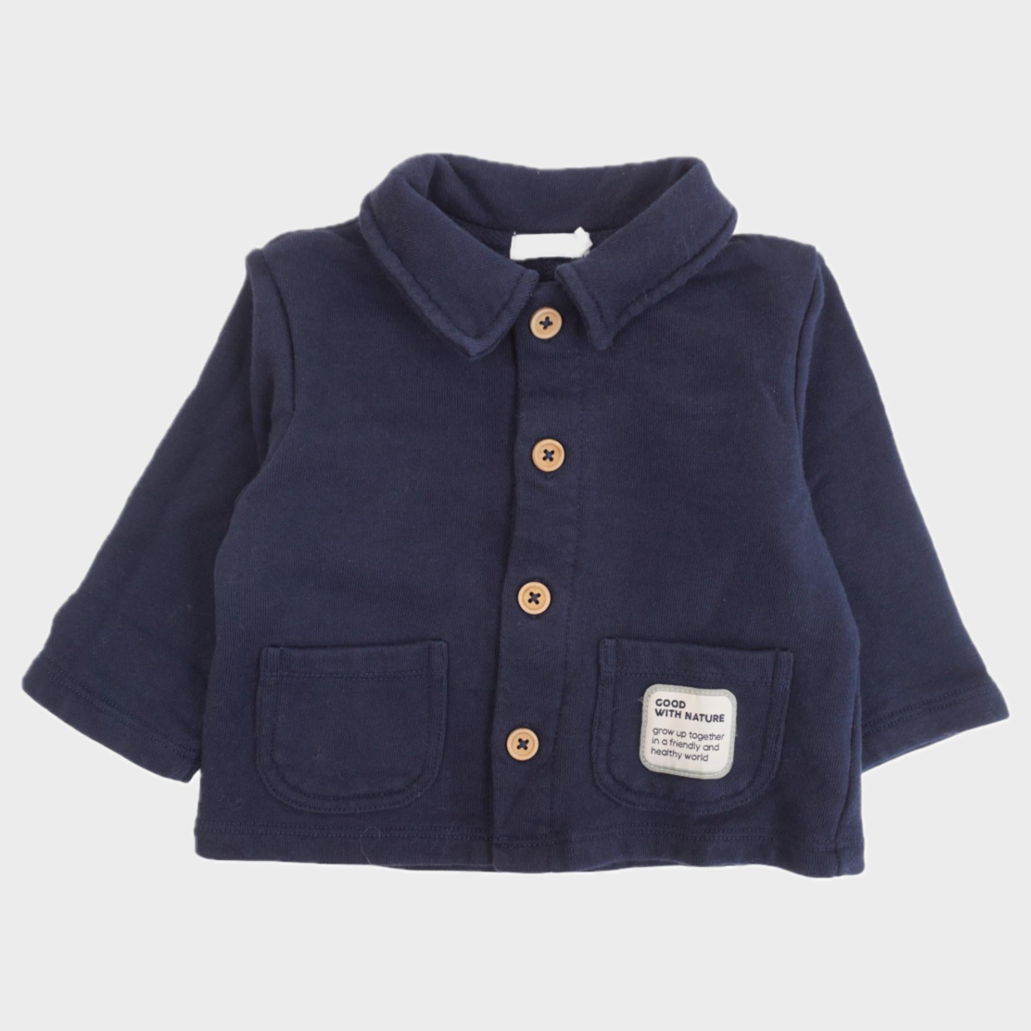 Gilet Bleu - 6 mois