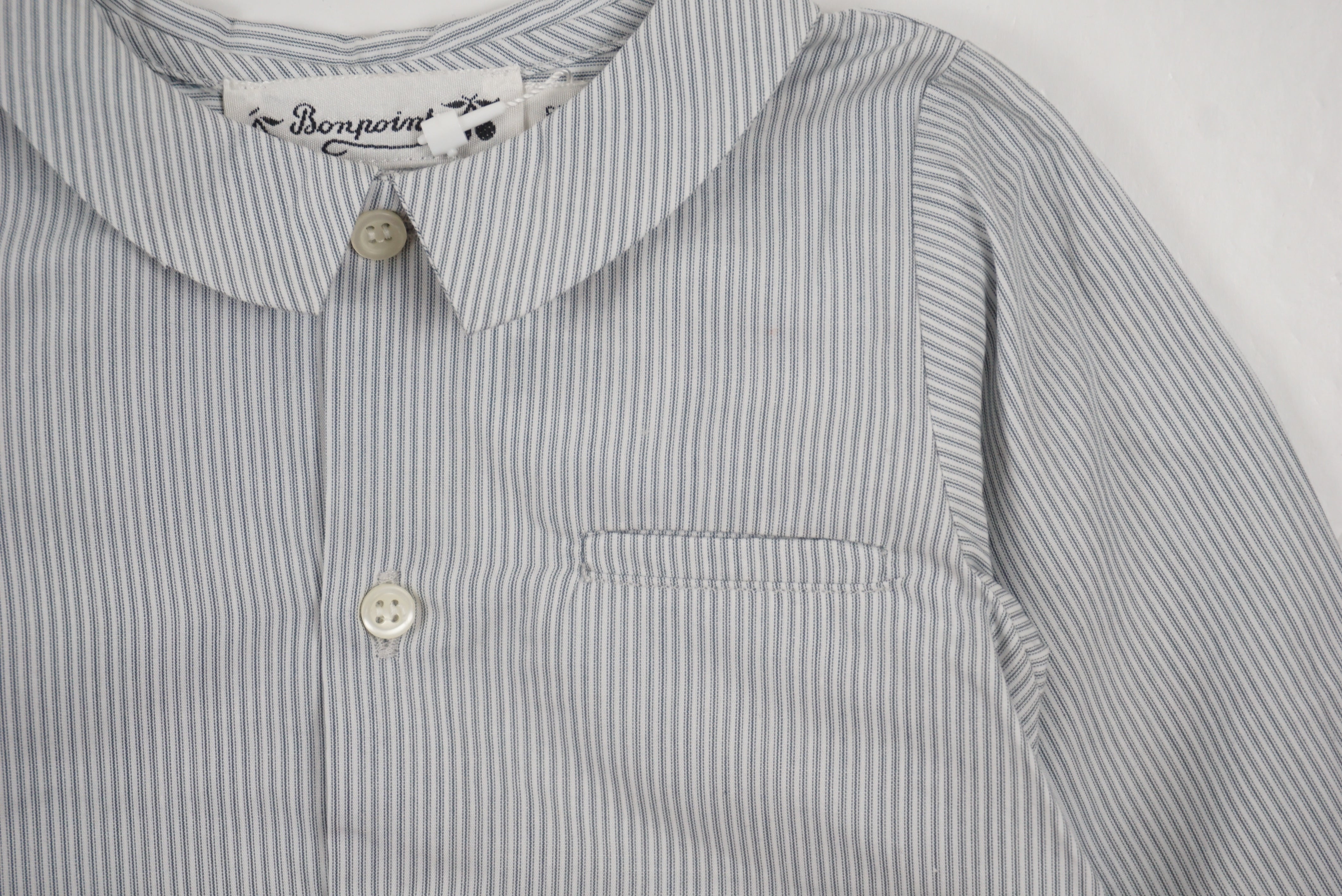 Chemise Bleu - 6 mois