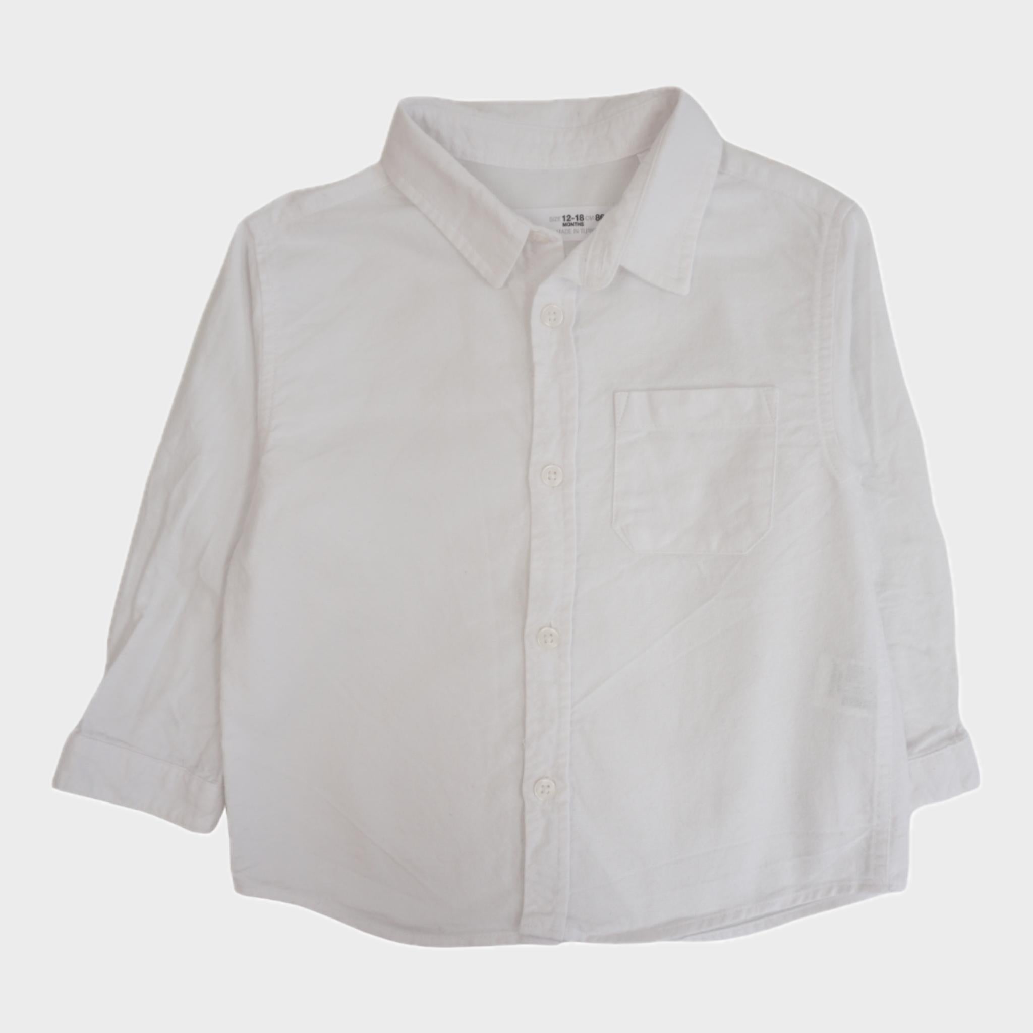 Chemise Blanc - 12/18 mois