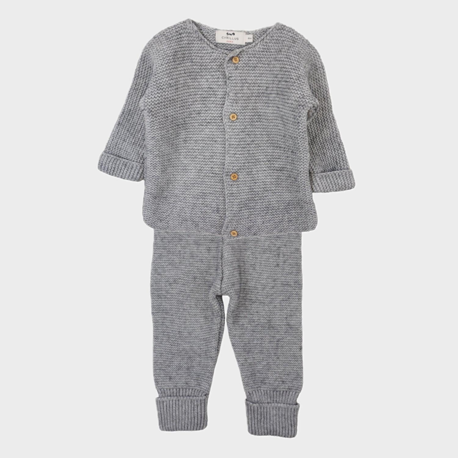 Ensemble Gris - 6 mois