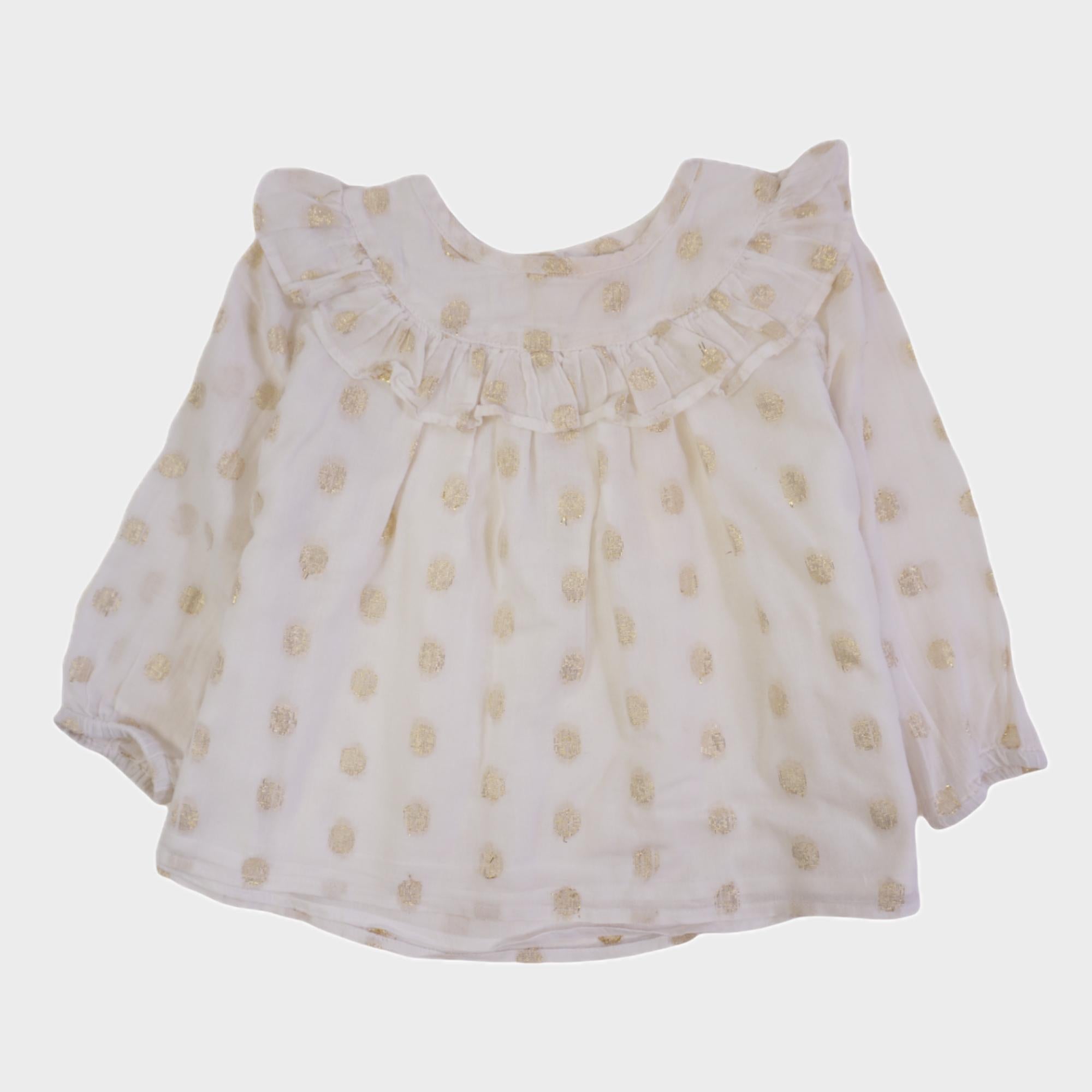 Blouse Blanc - 12 mois