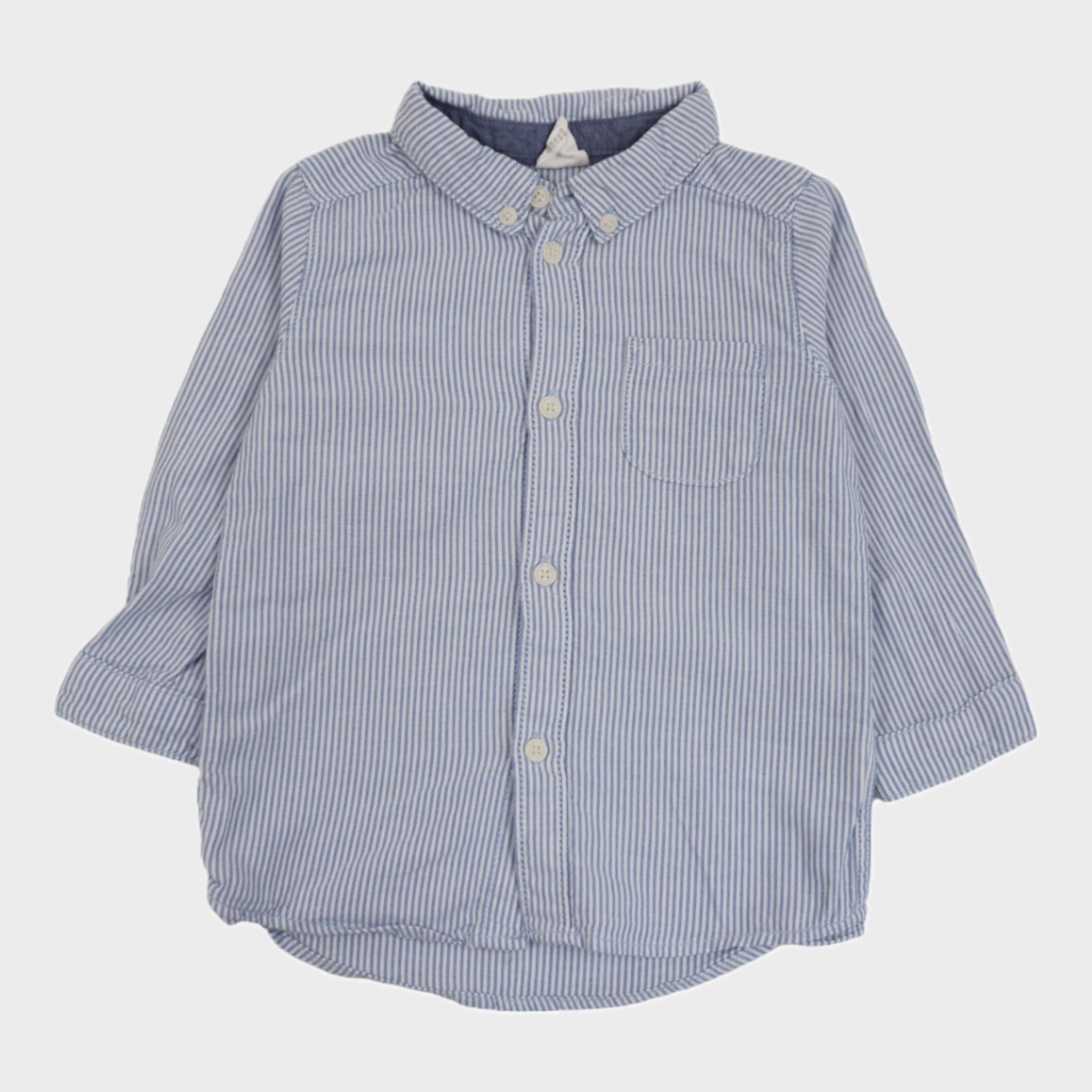 Chemise Bleu - 9/12 mois
