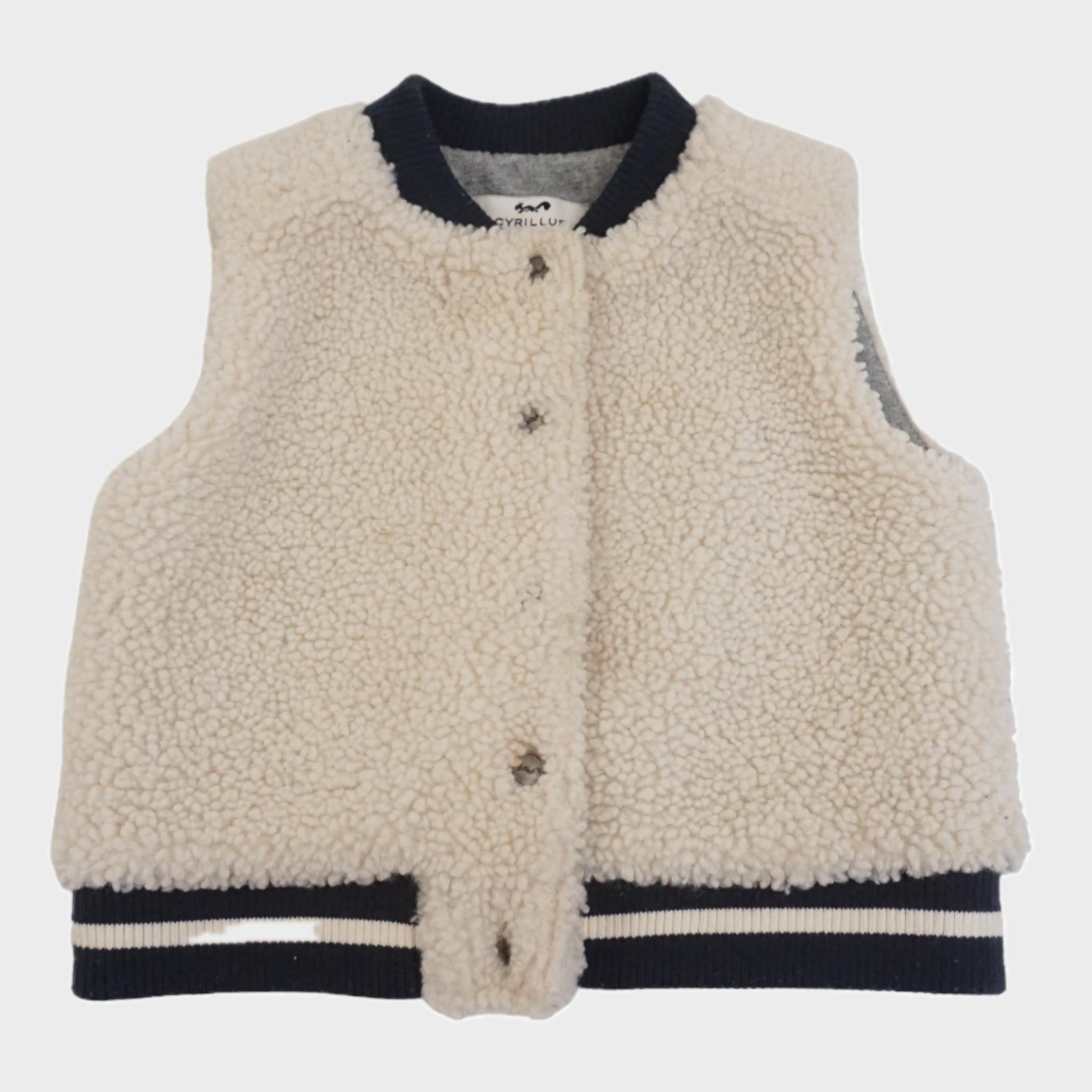 Veste sans manches Beige - 9 mois