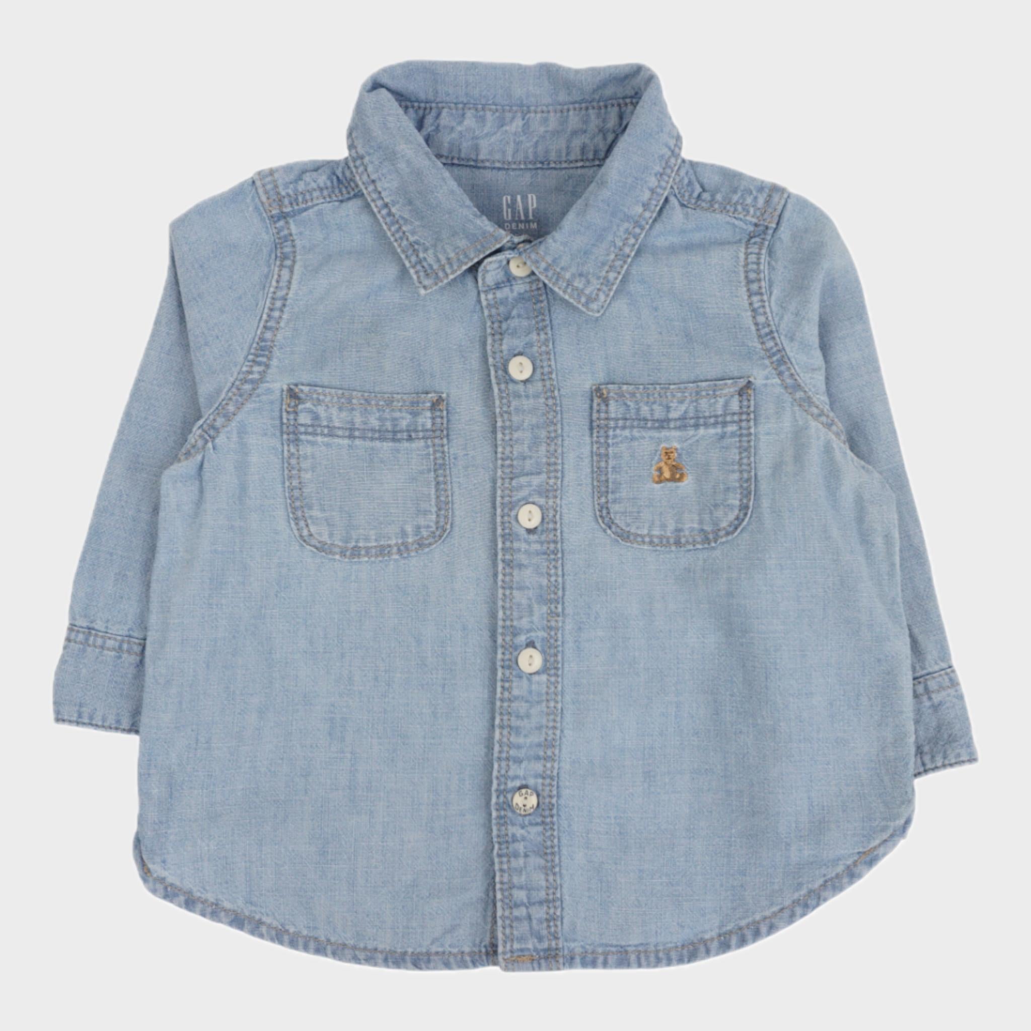 Chemise Bleu - 12/18 mois