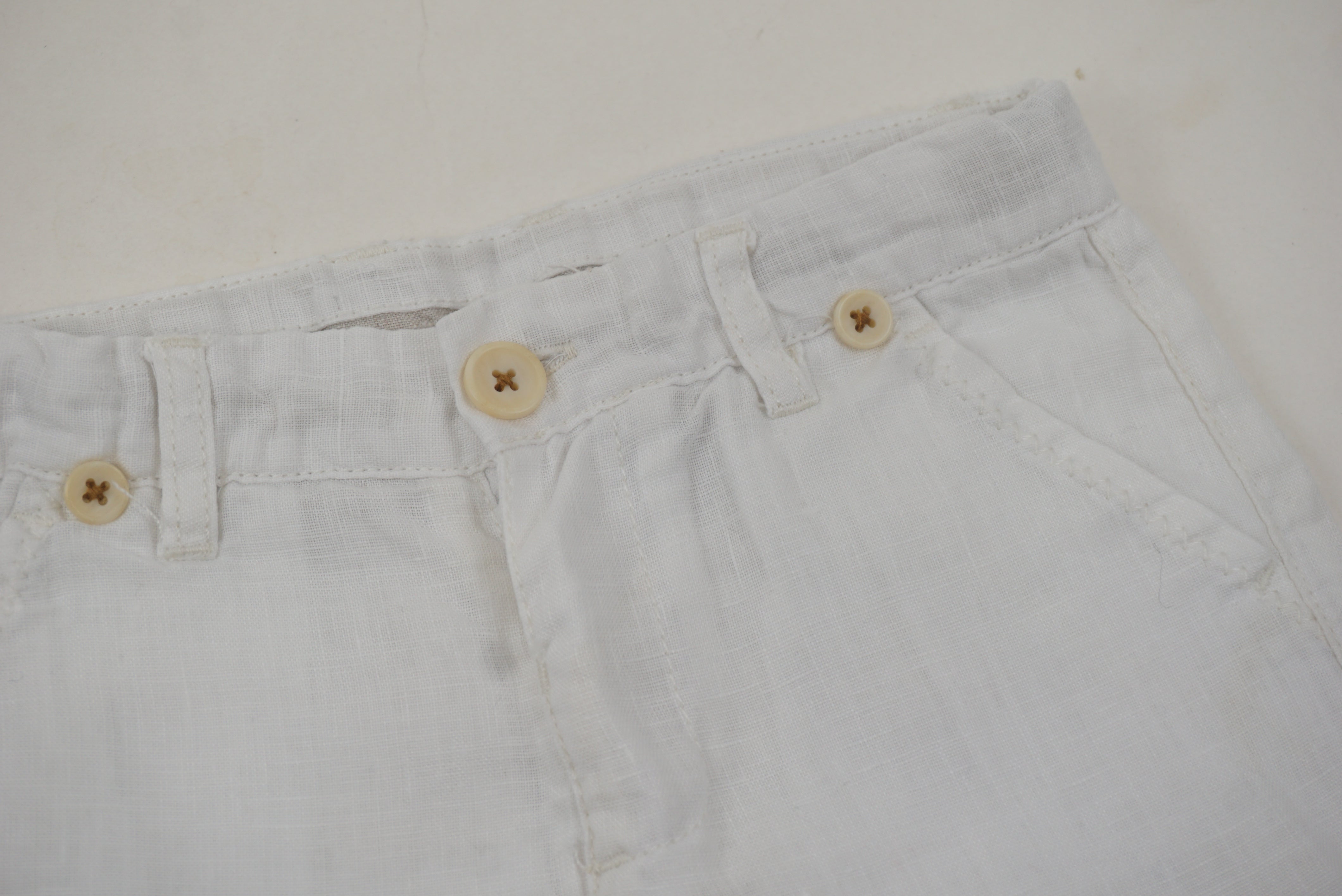 Bermuda Blanc - 12/18 mois