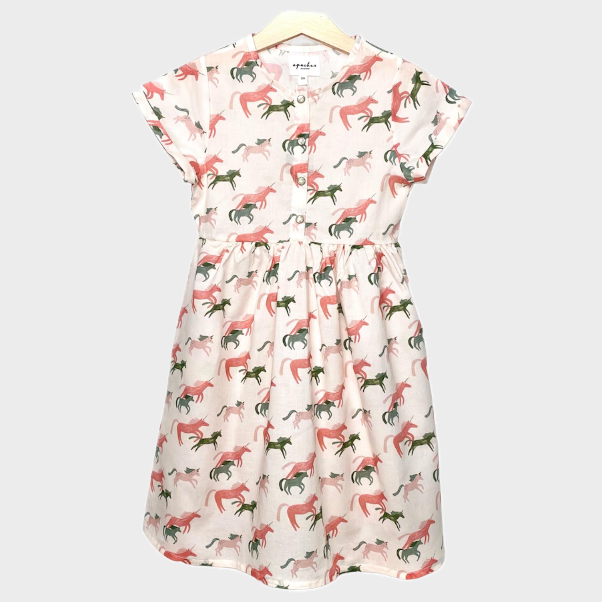 Robe Rose - 2 ans (neuf)