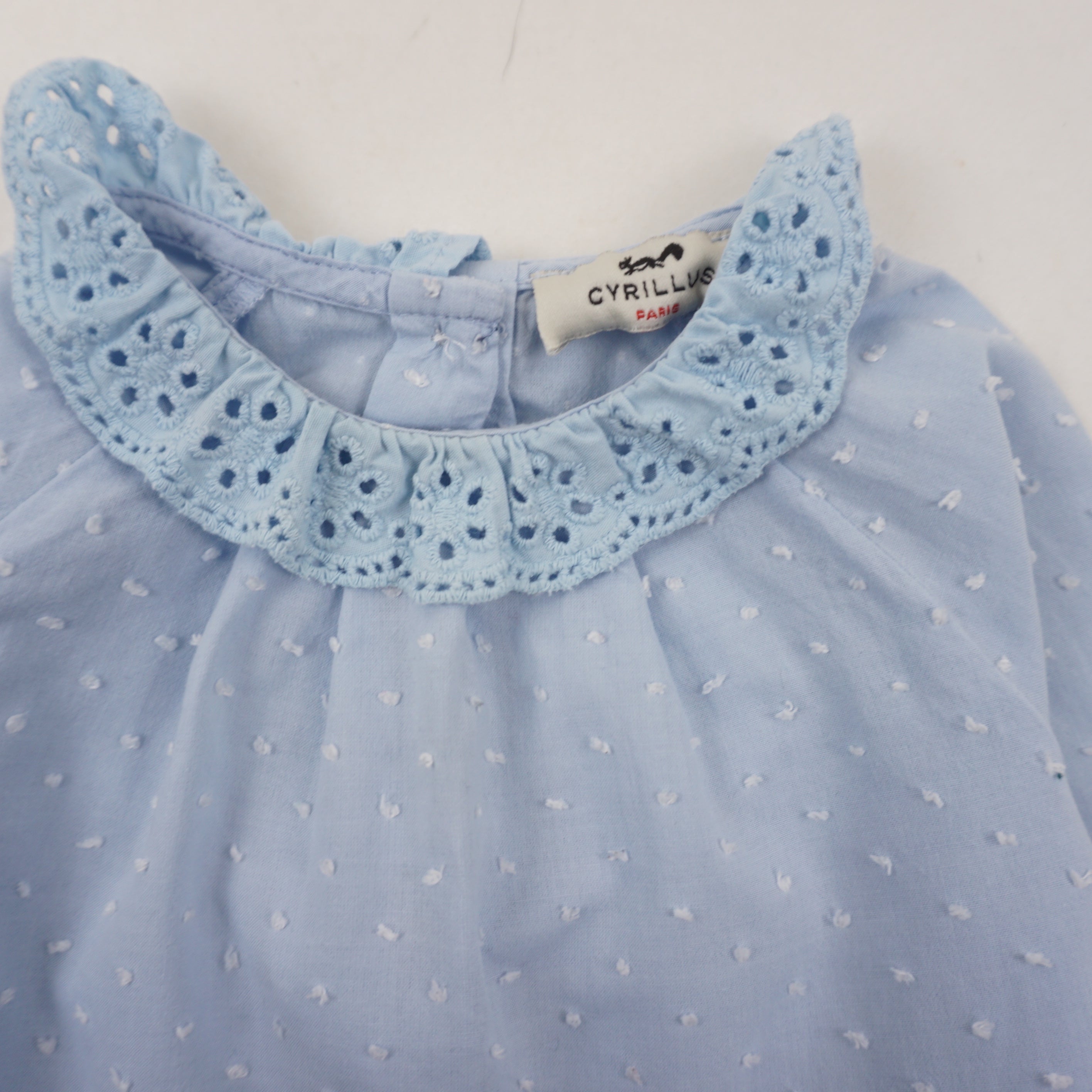 Blouse Bleu - 12 mois