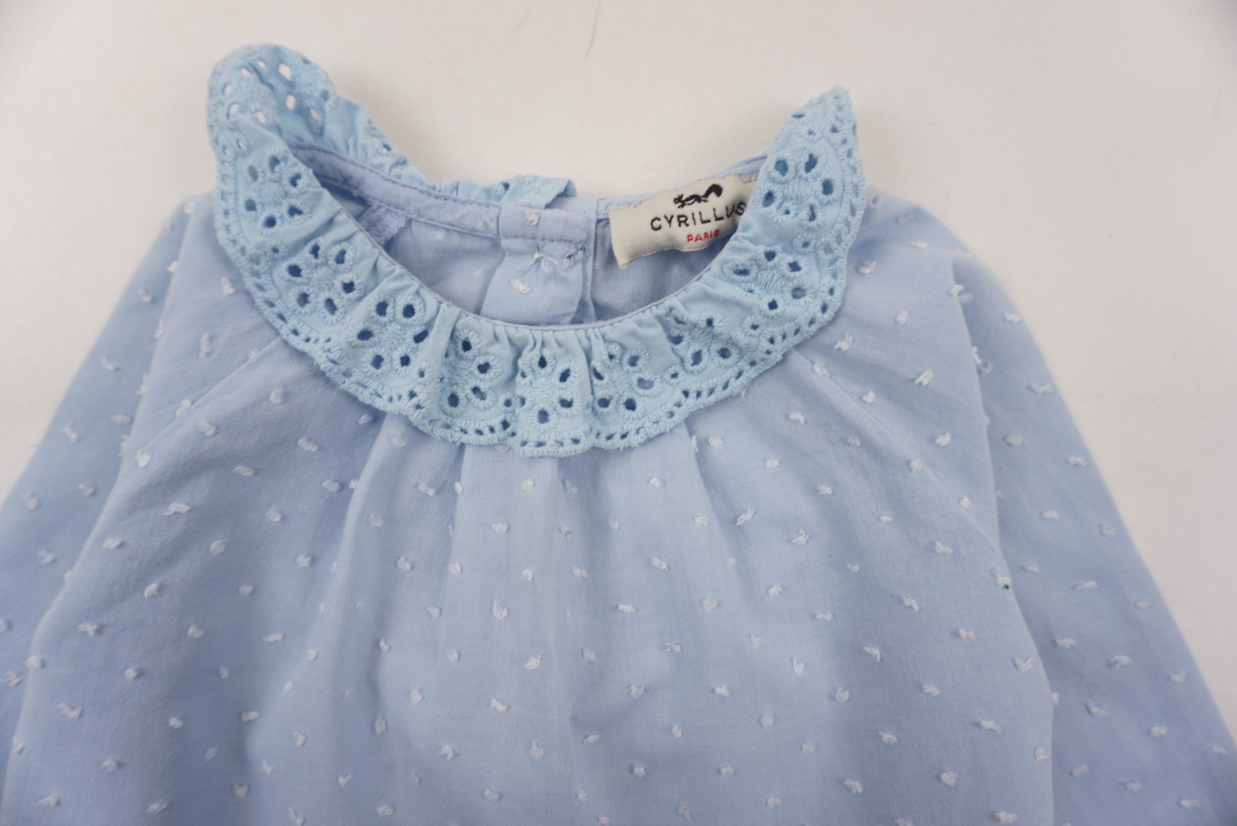 Blouse Bleu - 12 mois