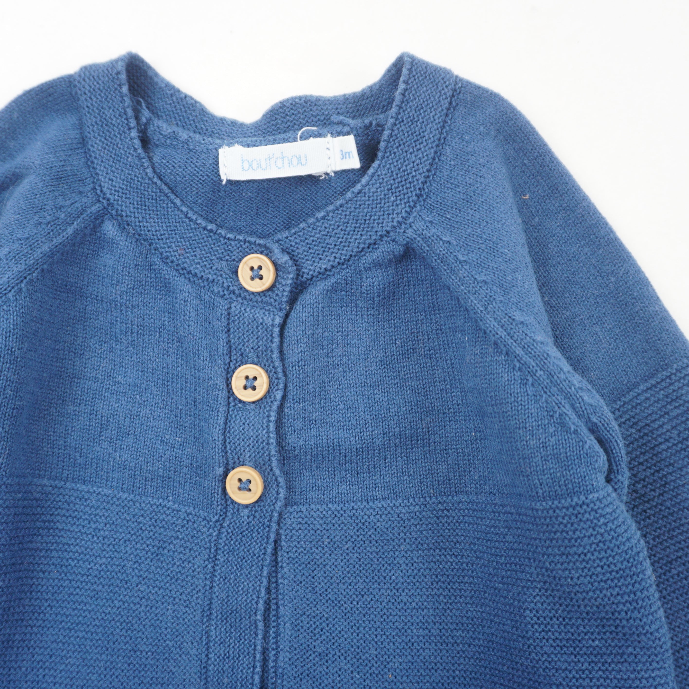 Gilet Bleu - 3 mois