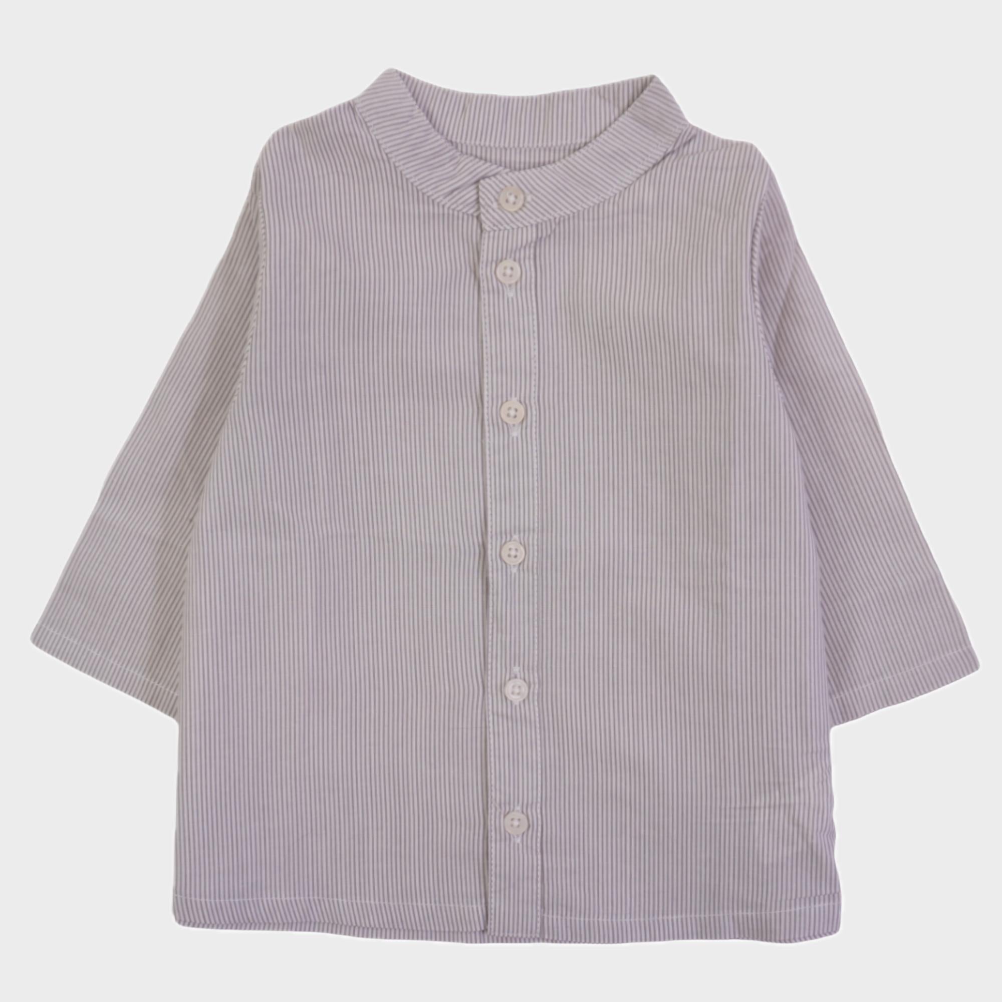 Chemise Taupe - 6 mois