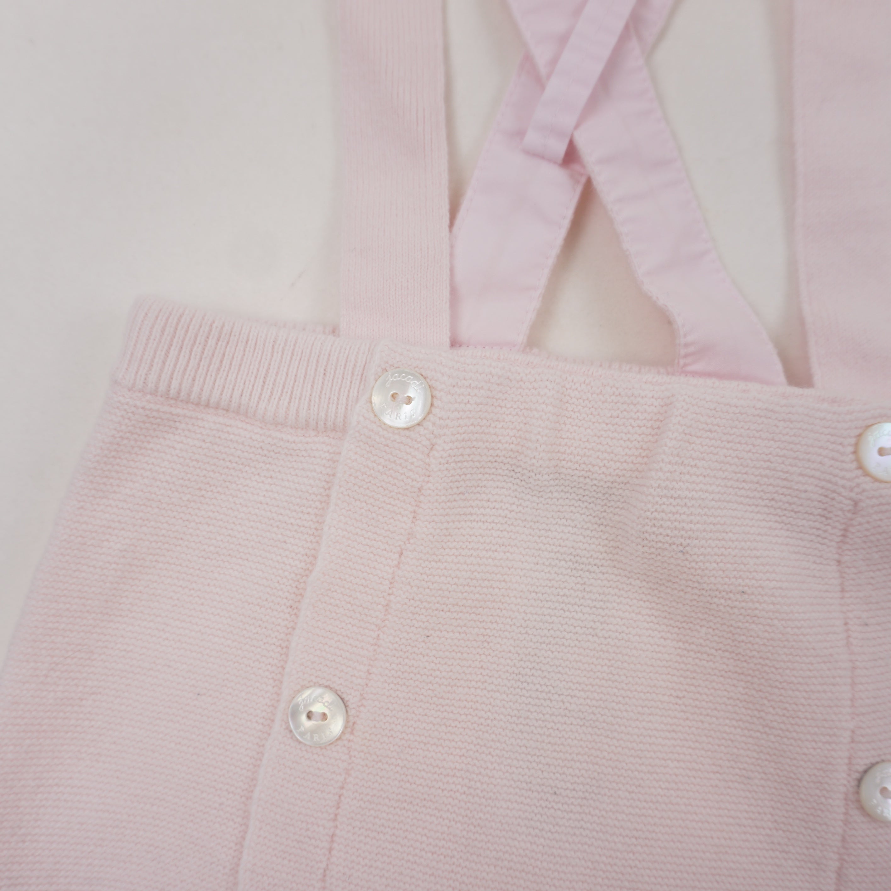 Bloomer à bretelles Rose - 6 mois