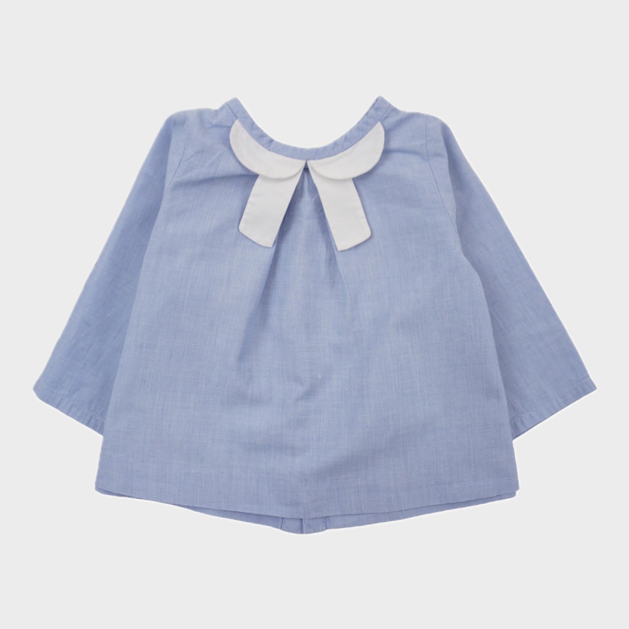 Blouse Bleu - 6 mois