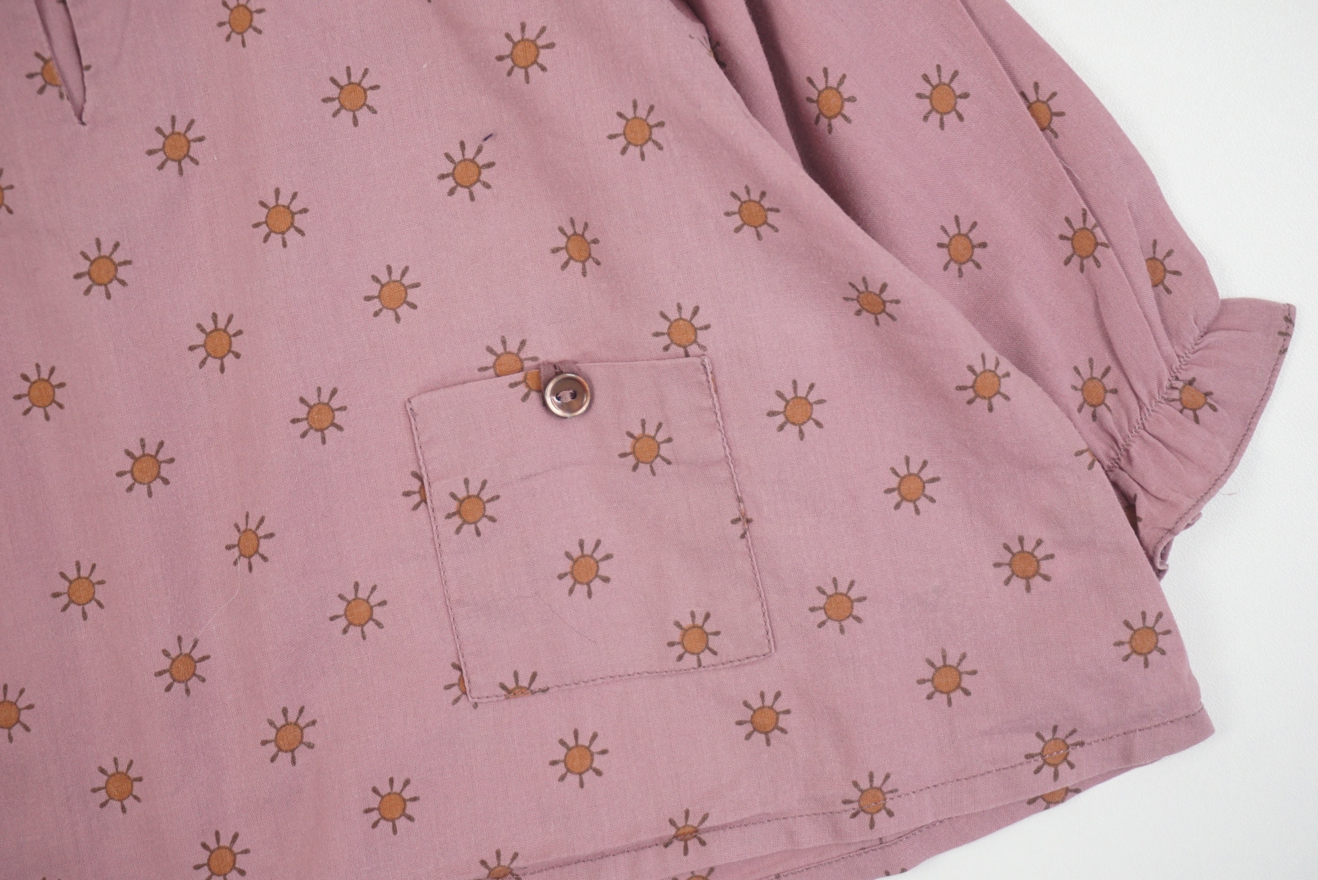 Blouse Vieux rose - 6 mois