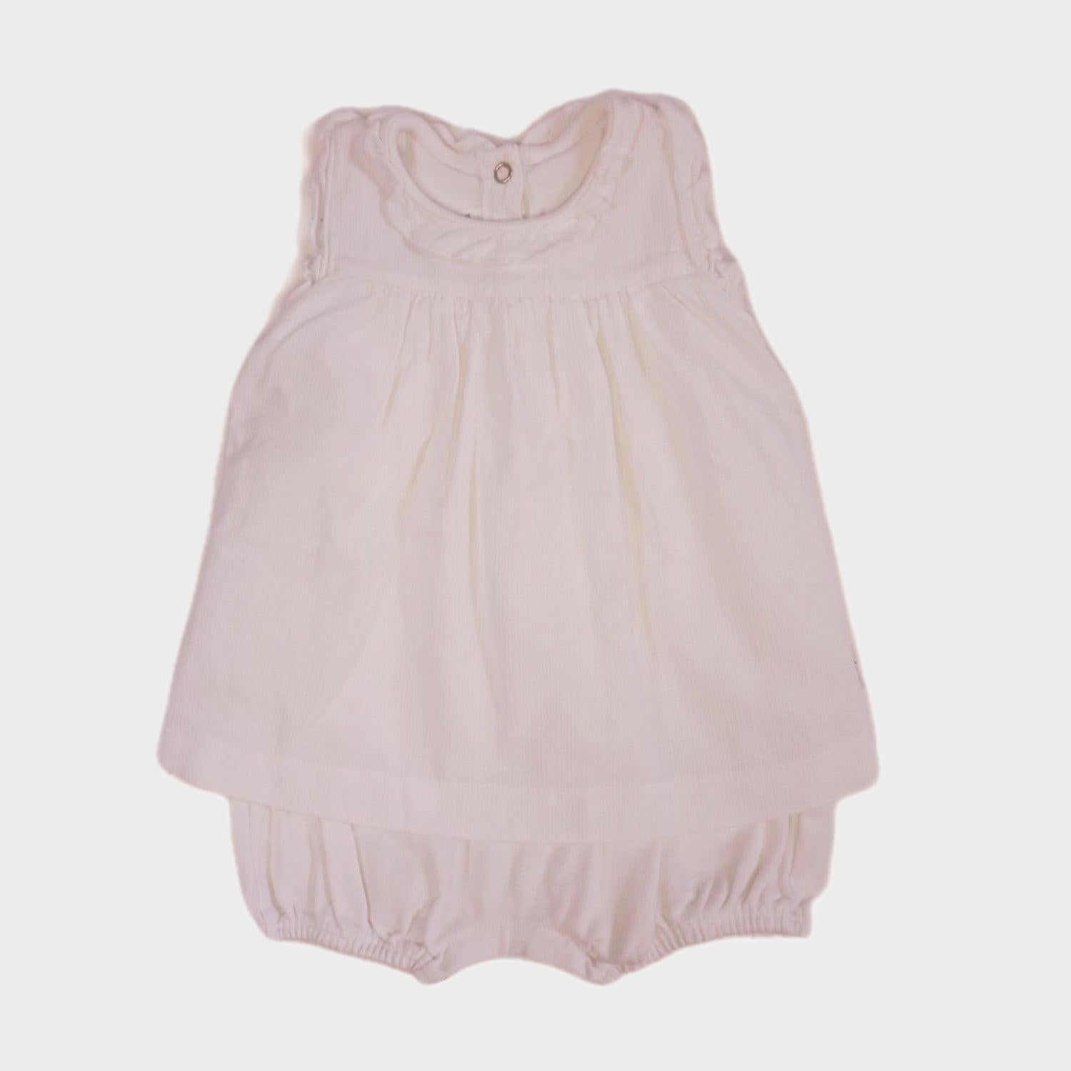 Combishort Blanc - 1 mois