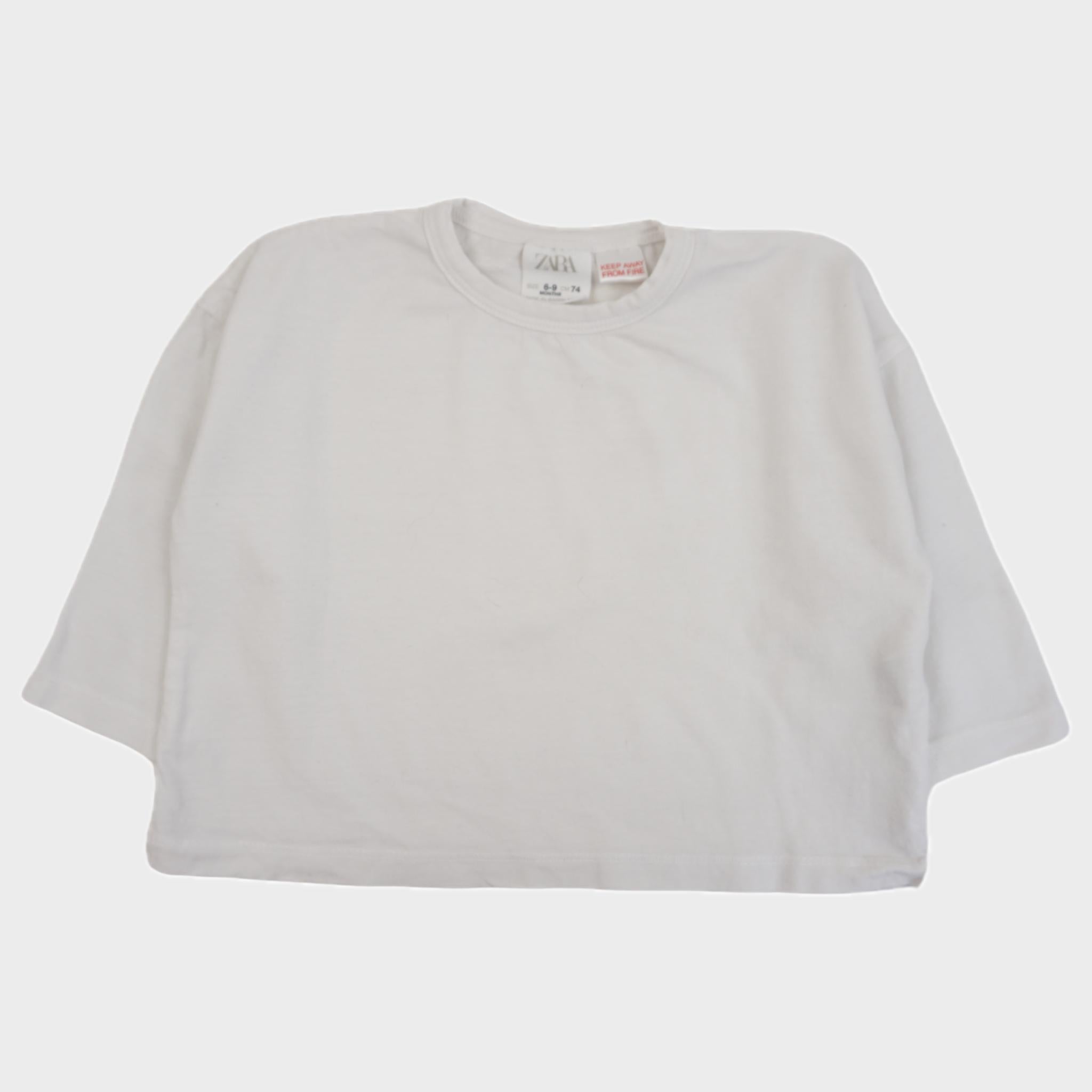 T-shirt Blanc - 6/9 mois