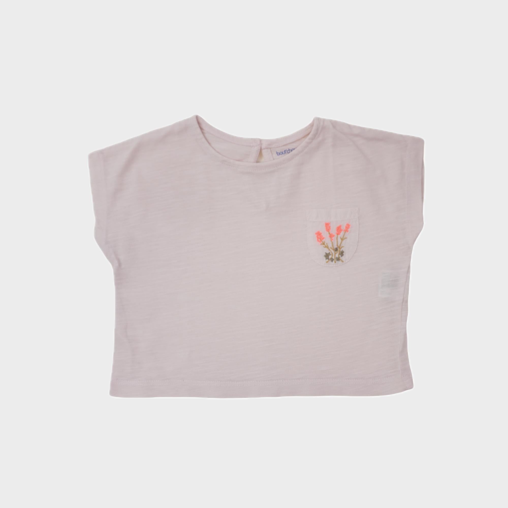 T-shirt Rose - 6 mois