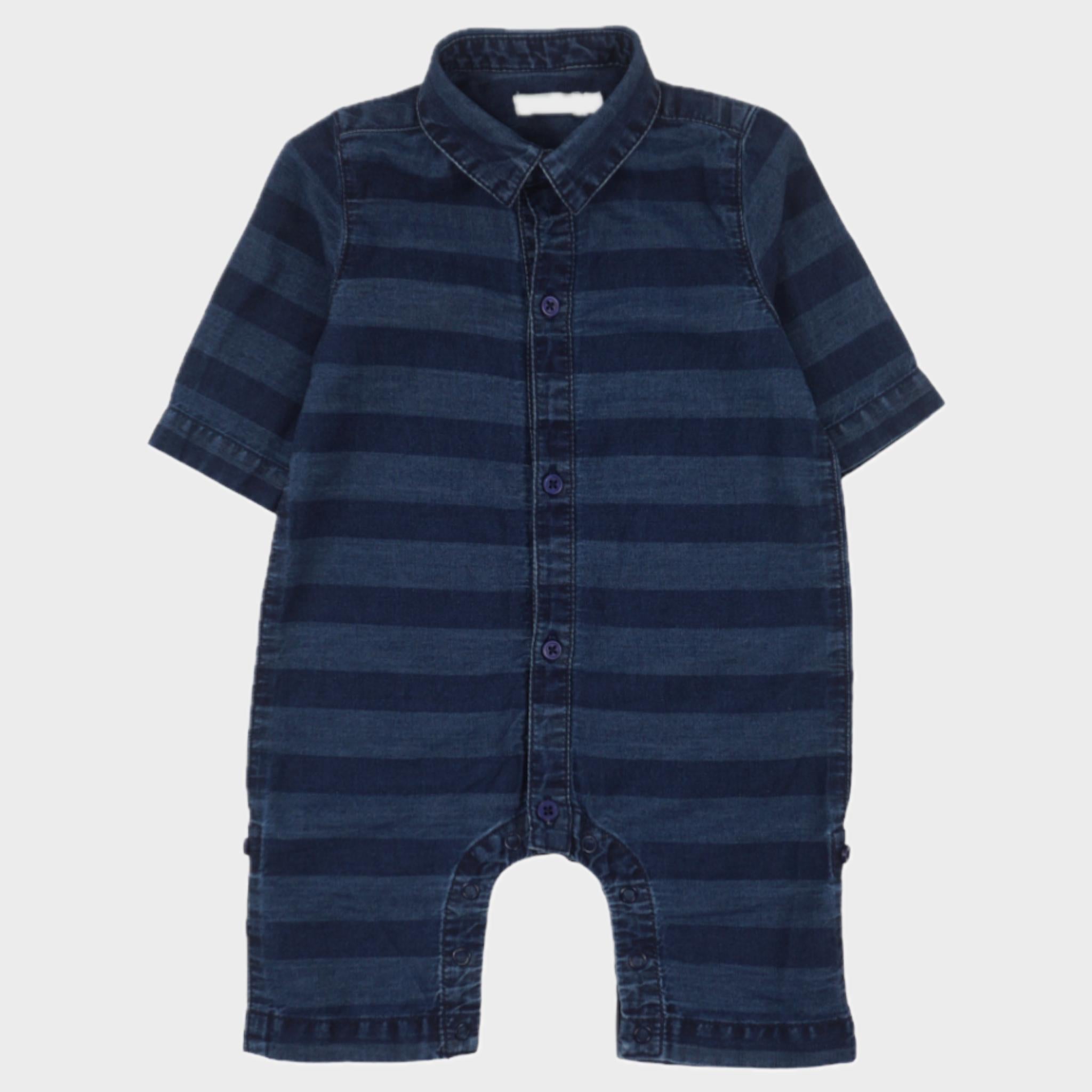 Combinaison Bleu - 1 mois