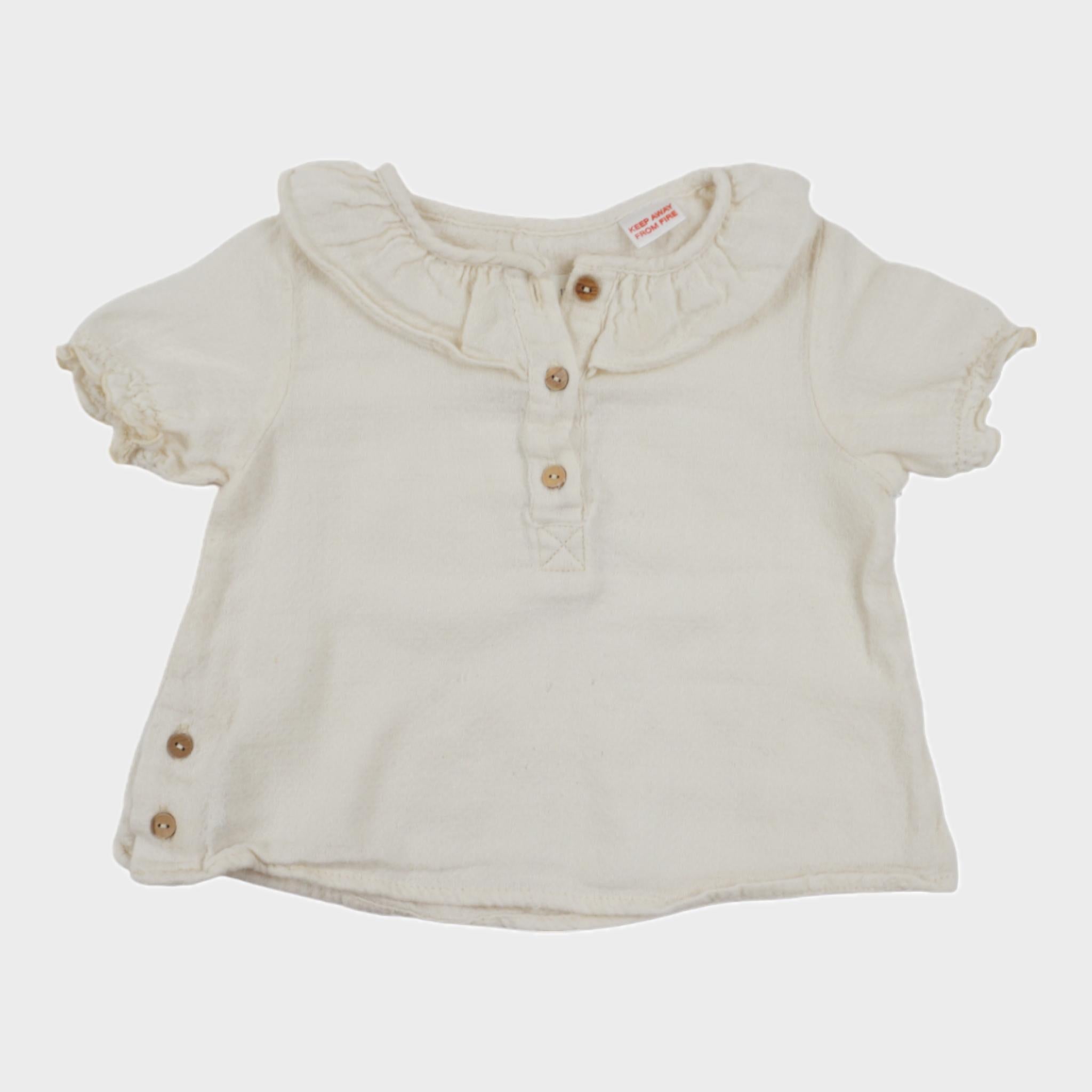 Blouse Crème - 12/18 mois