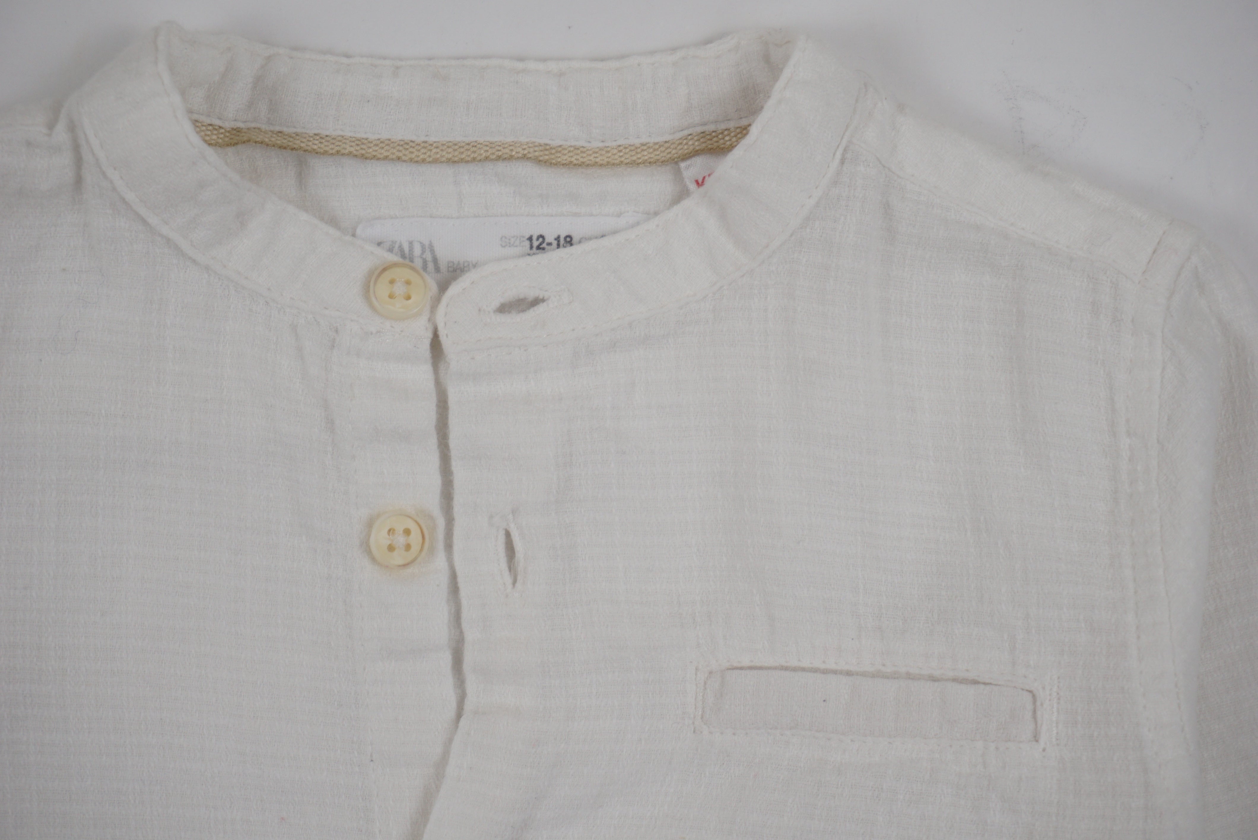 Chemise Ecru - 12/18 mois