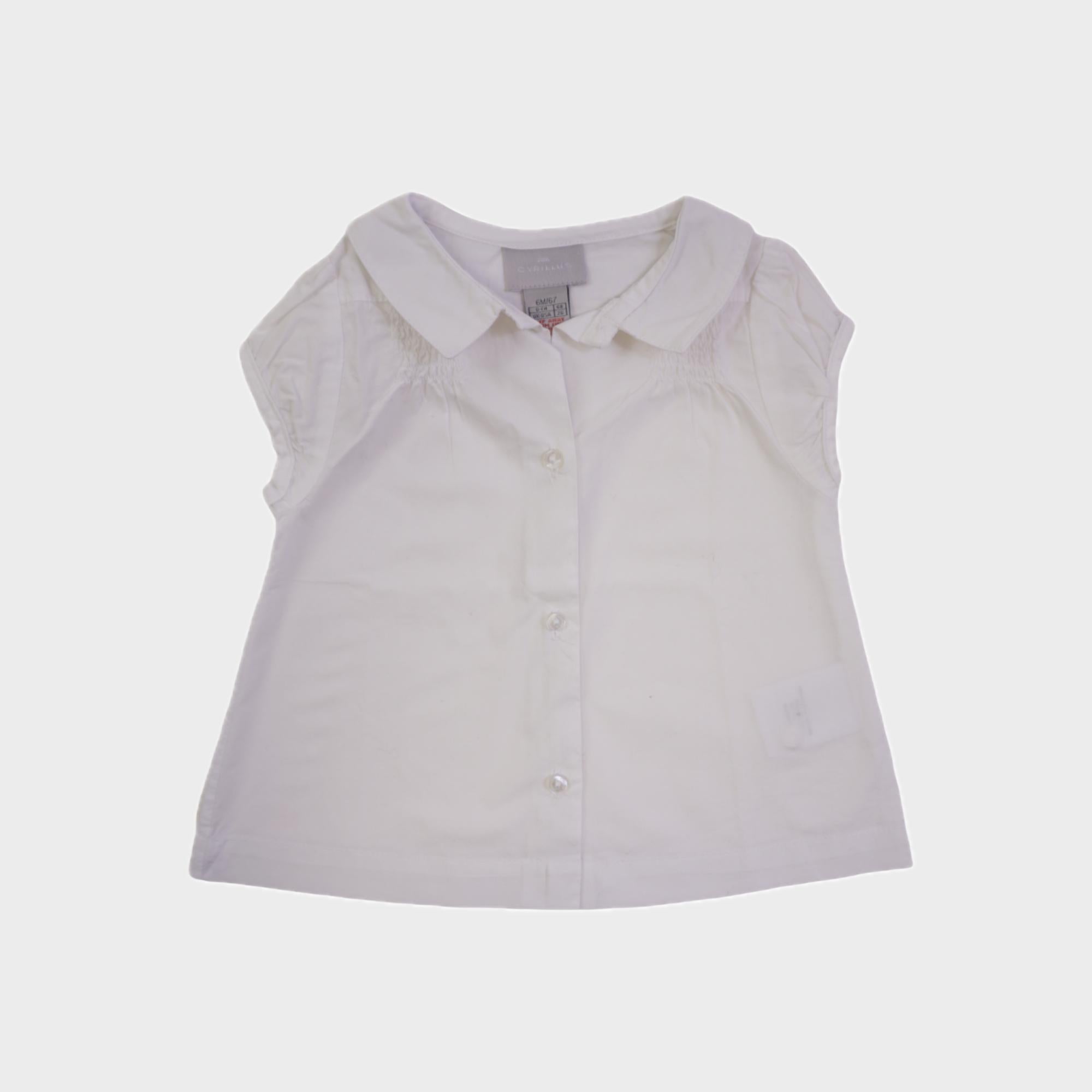 Chemise Blanc - 6 mois