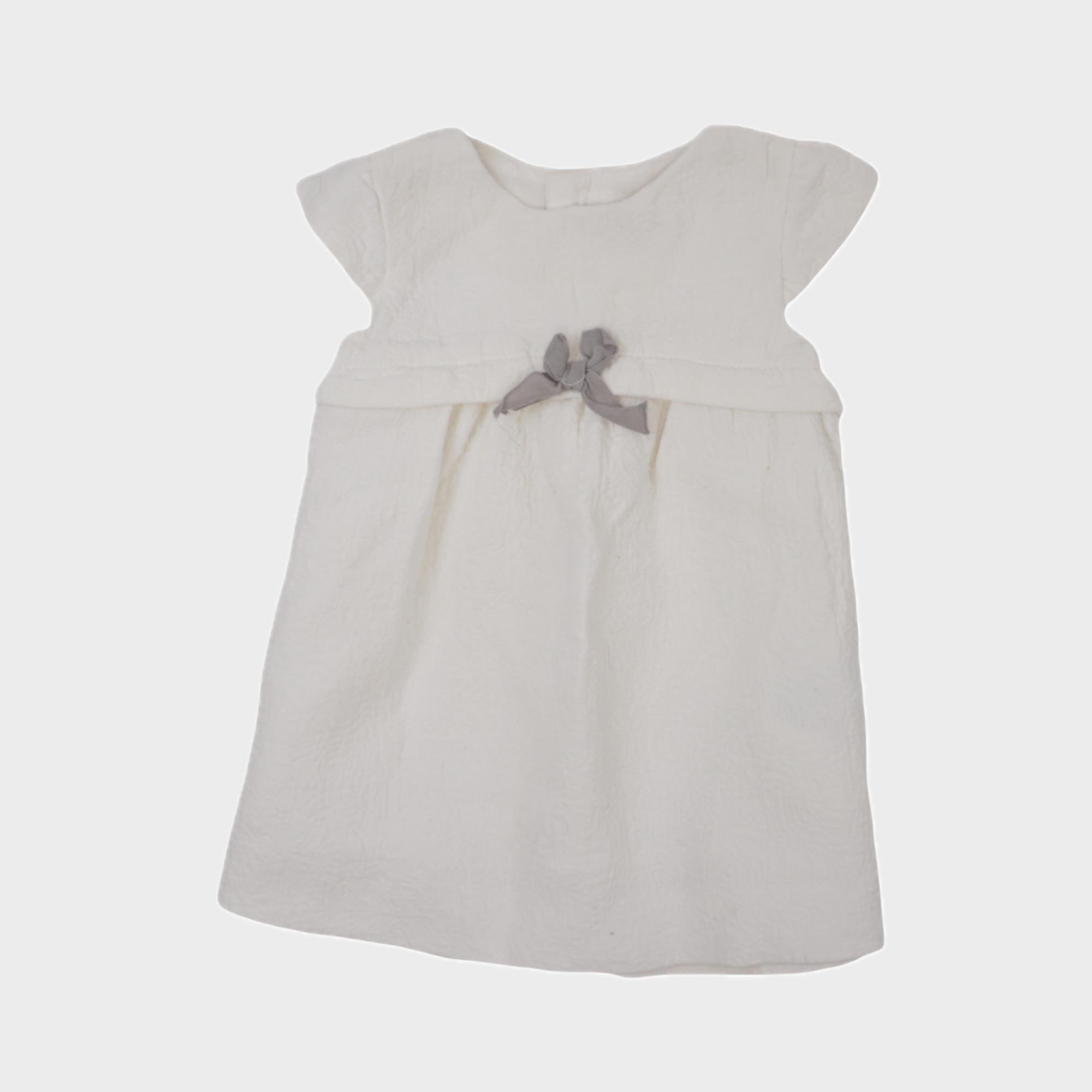 Robe Blanc - 6/9 mois