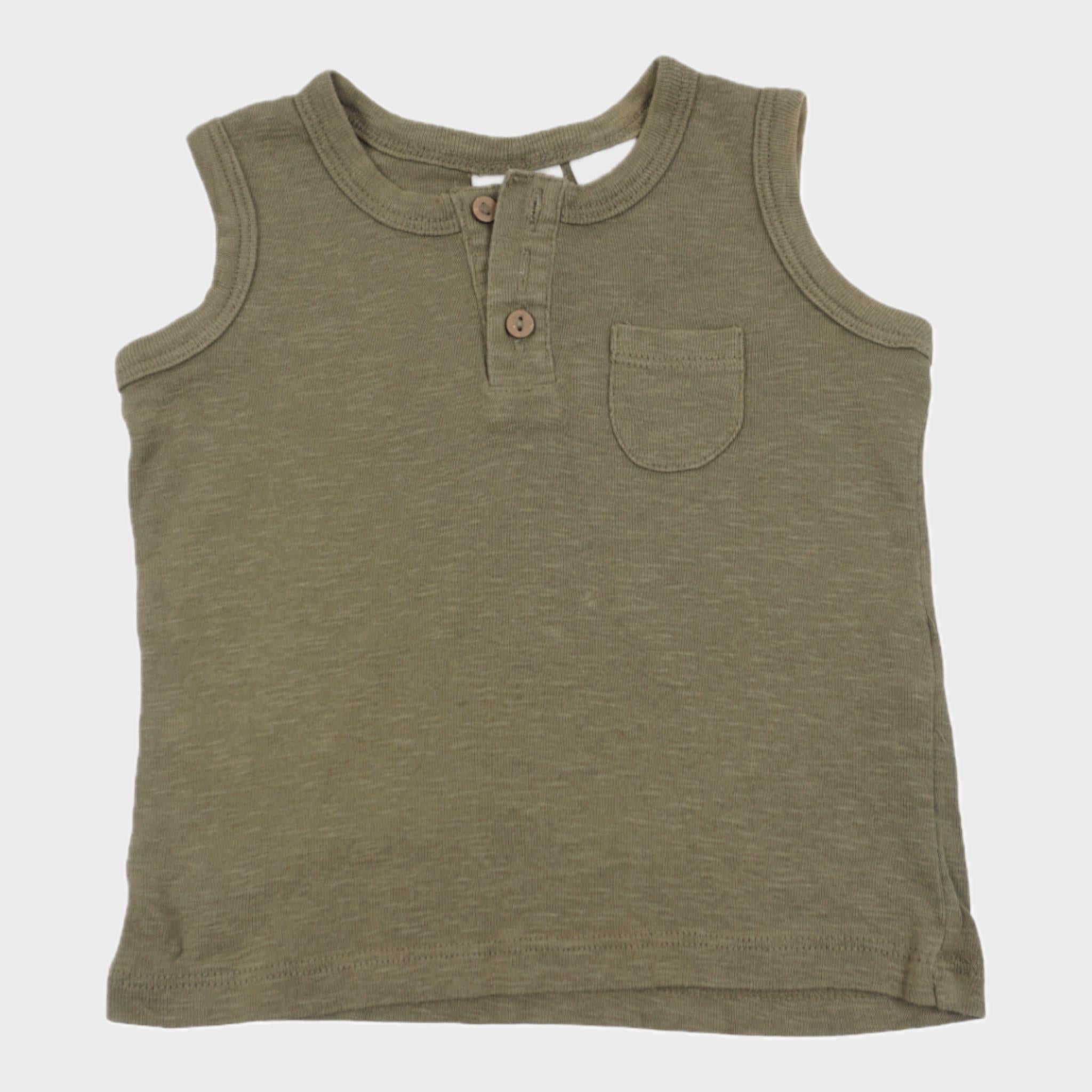 Débardeur Kaki - 6/9 mois