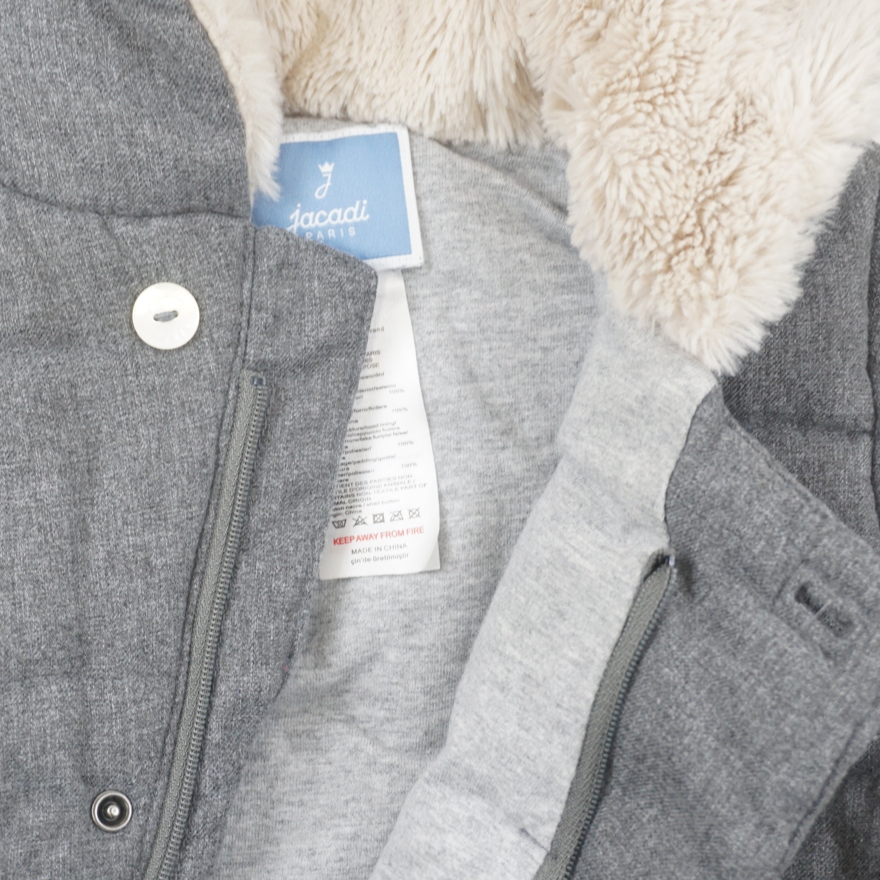 Combi pilote Gris - 6 mois