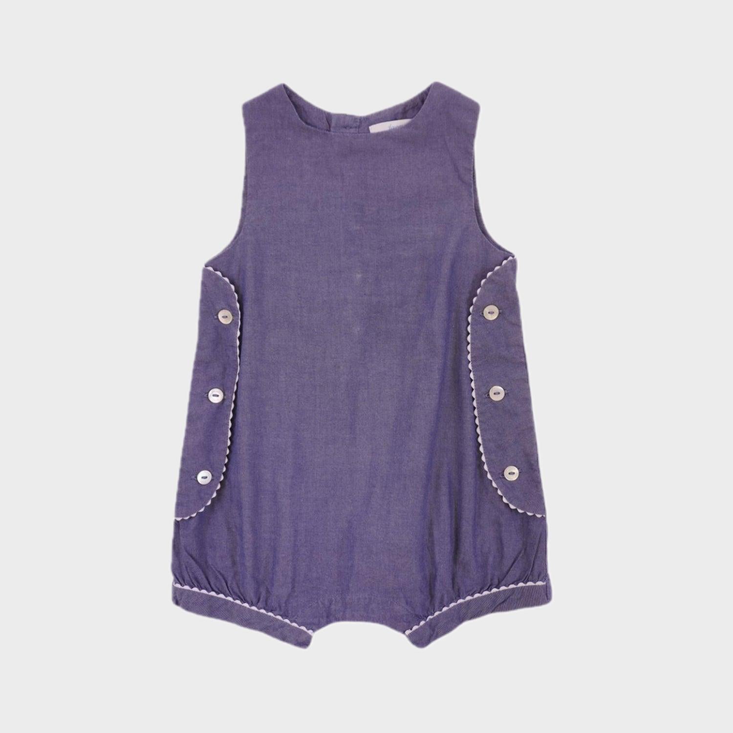 Combishort Bleu - 12 mois