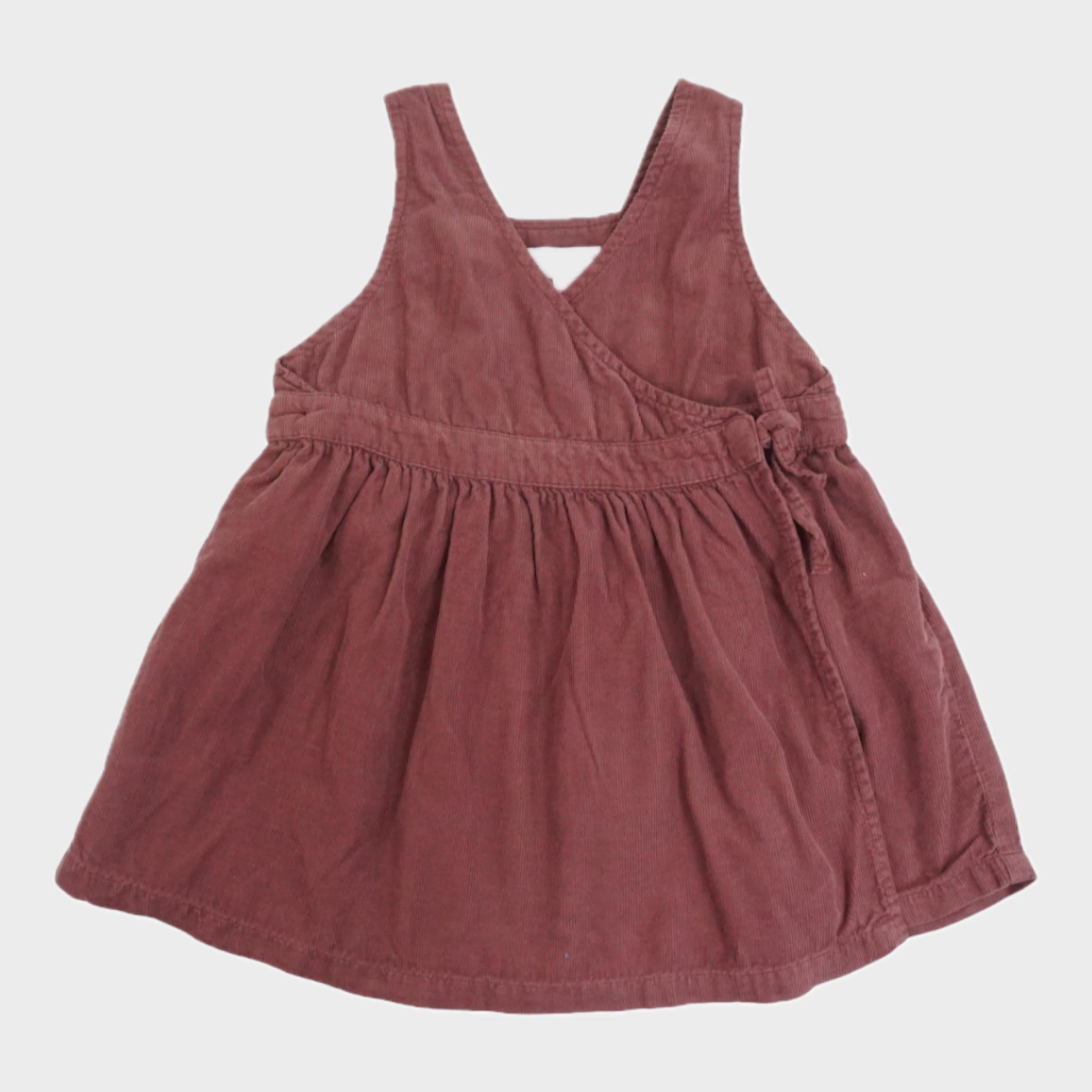 Robe Vieux rose - 9/12 mois