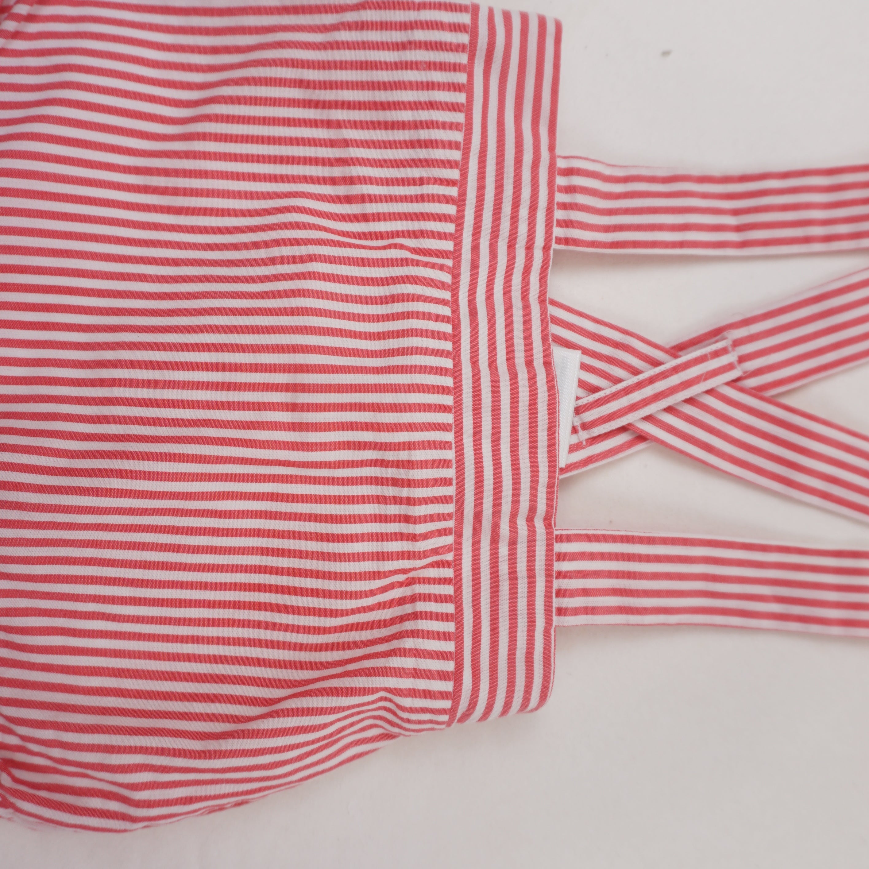 Short à bretelles Rouge - 3 mois