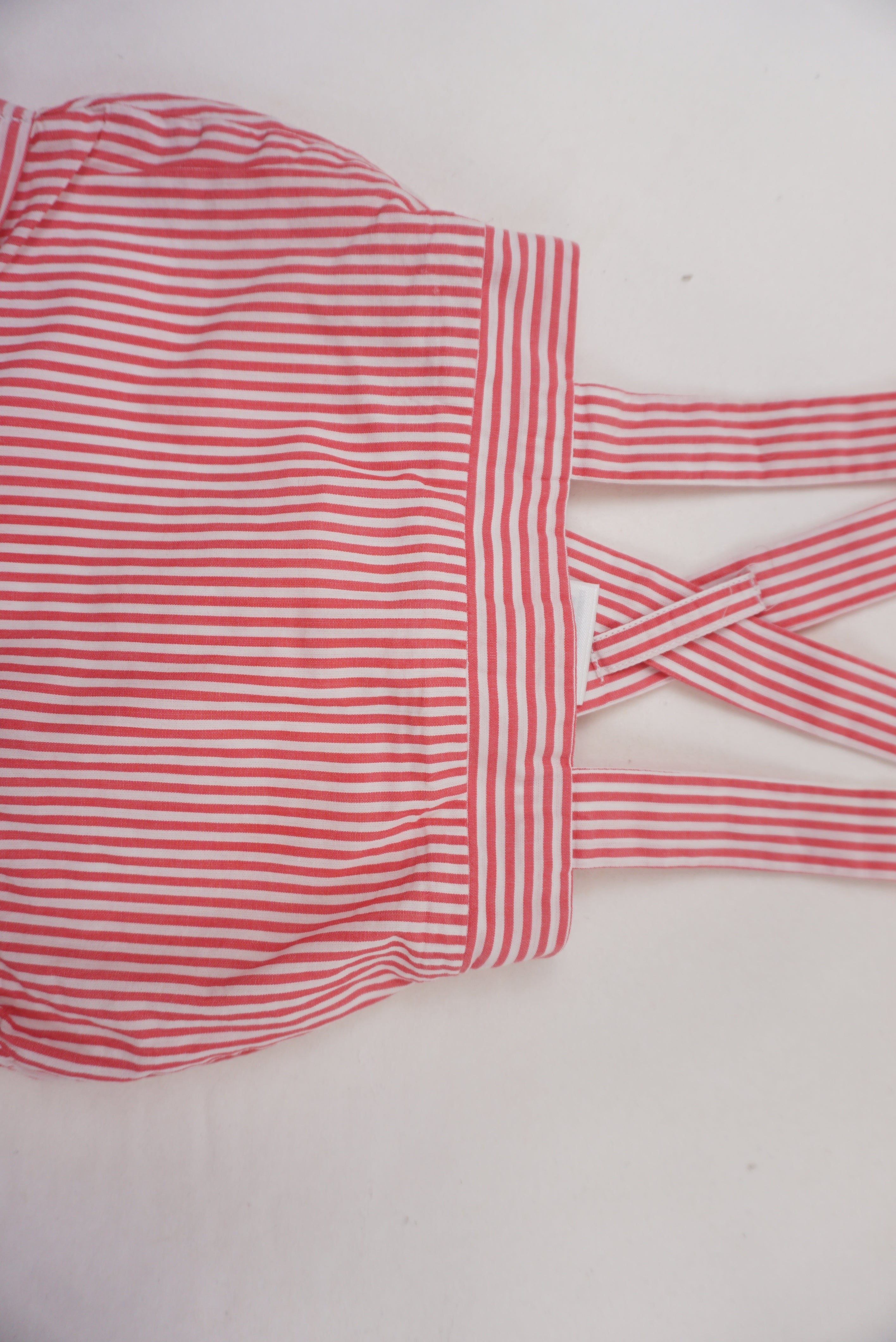 Short à bretelles Rouge - 3 mois