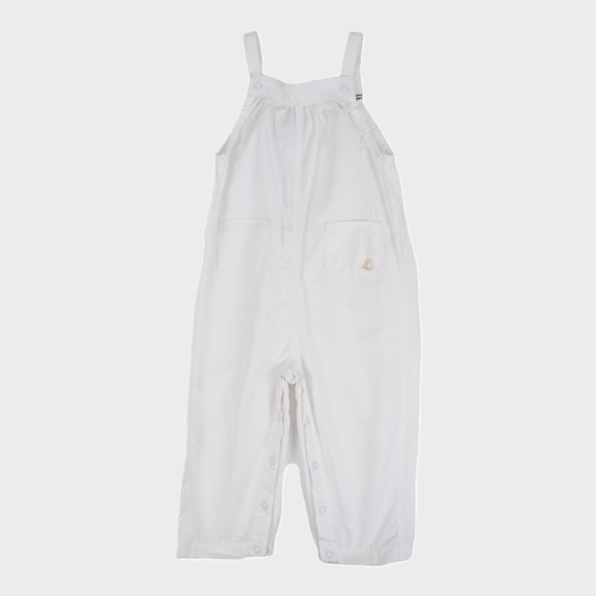 Salopette Blanc - 18 mois