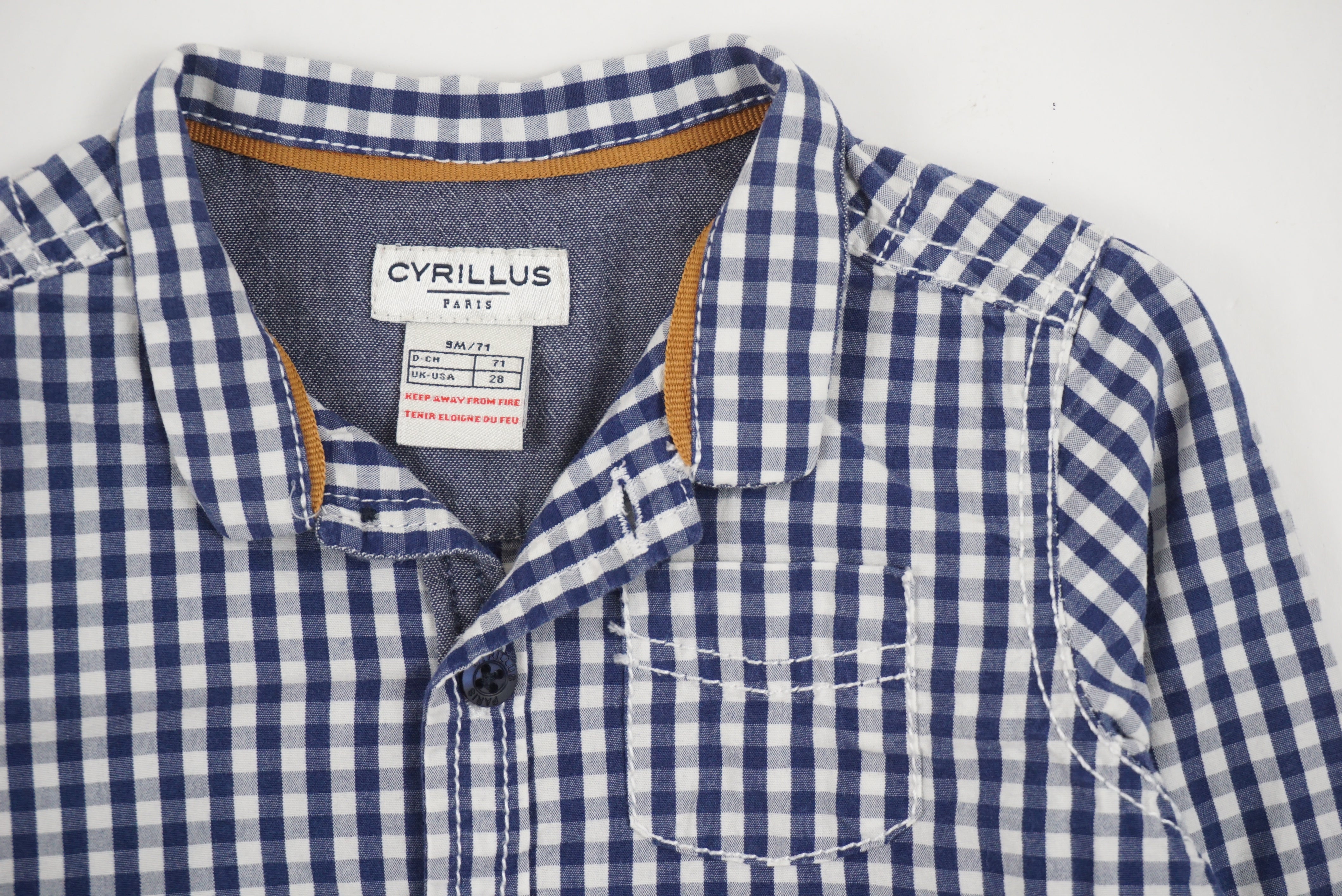 Chemise Bleu - 9 mois