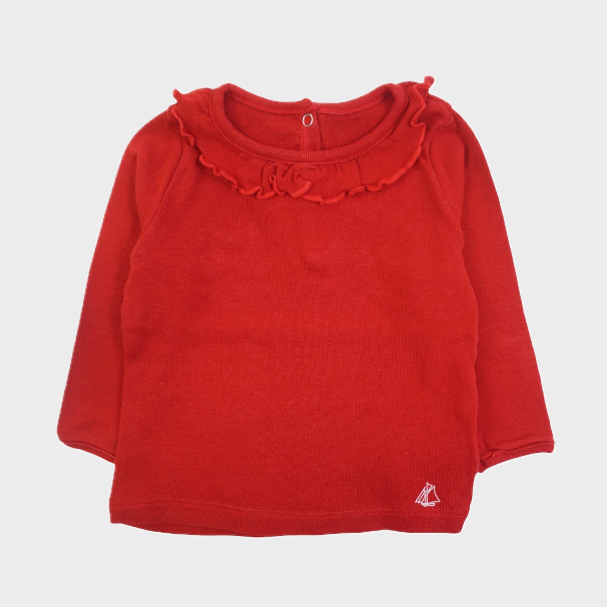 T-shirt Rouge - 6 mois