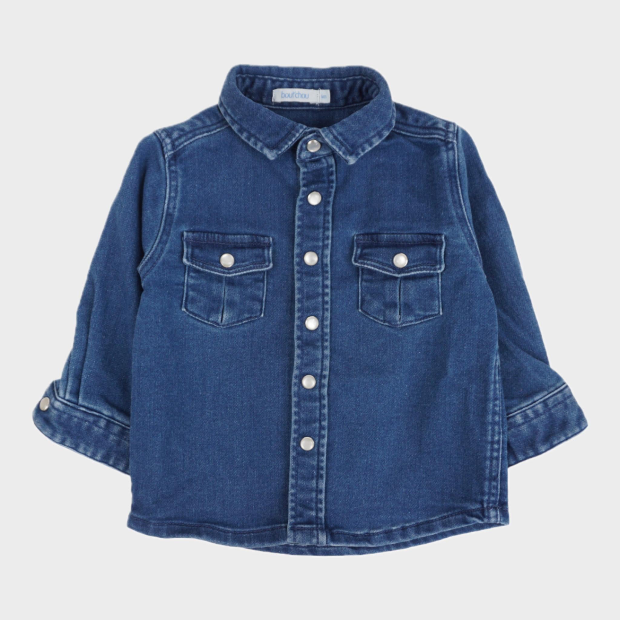 Chemise Bleu - 6 mois