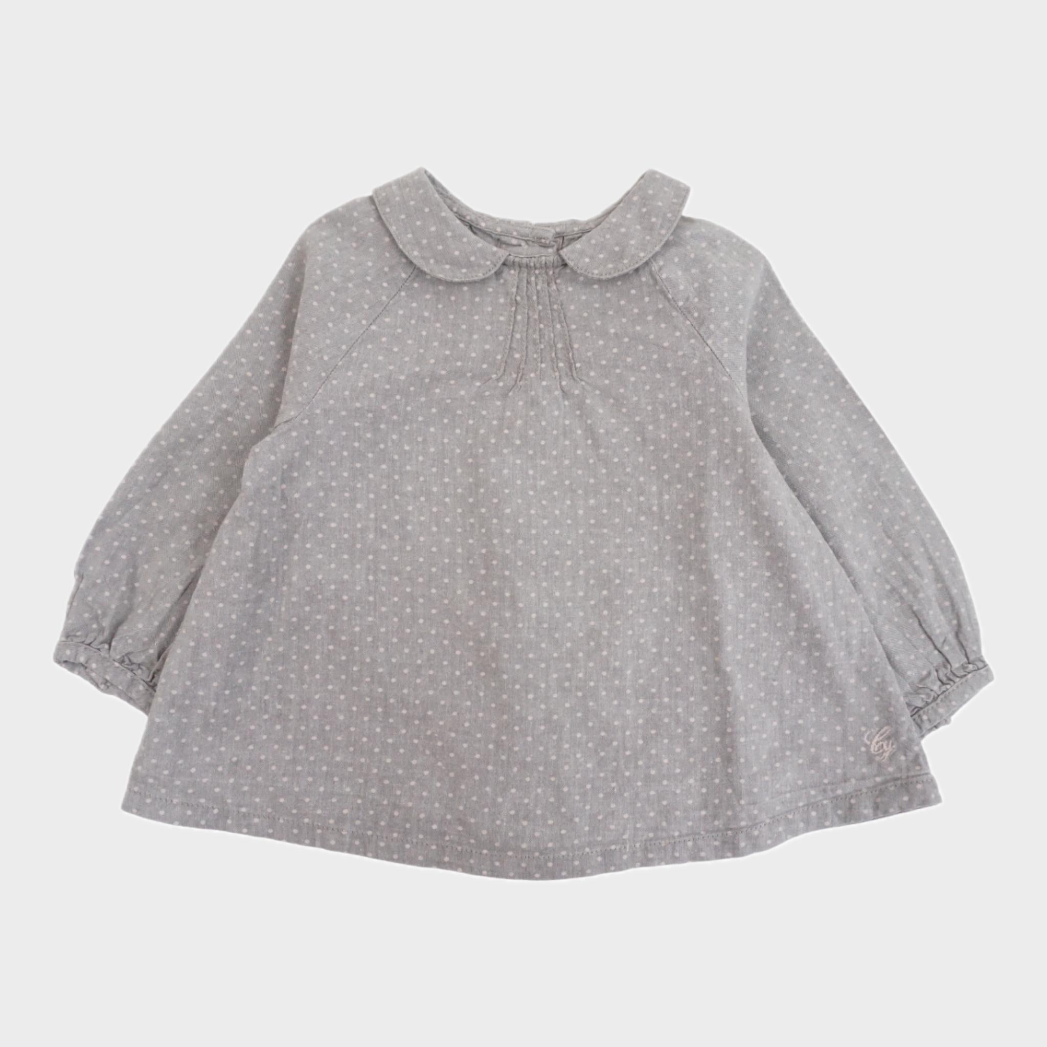 Blouse Gris - 6 mois