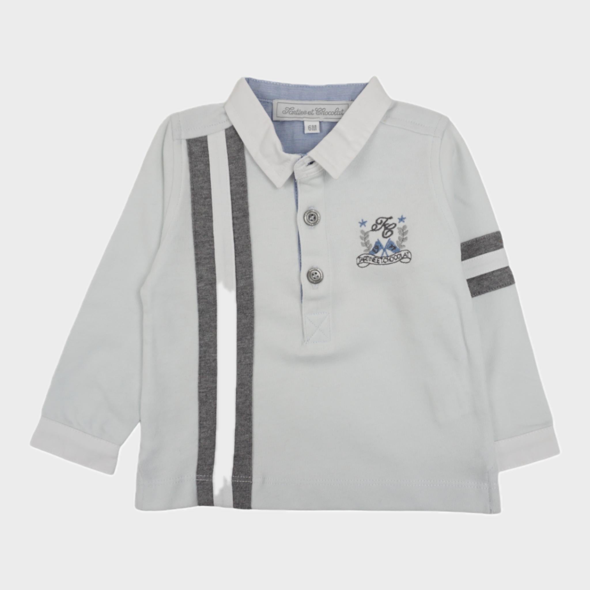Polo Bleu - 6 mois