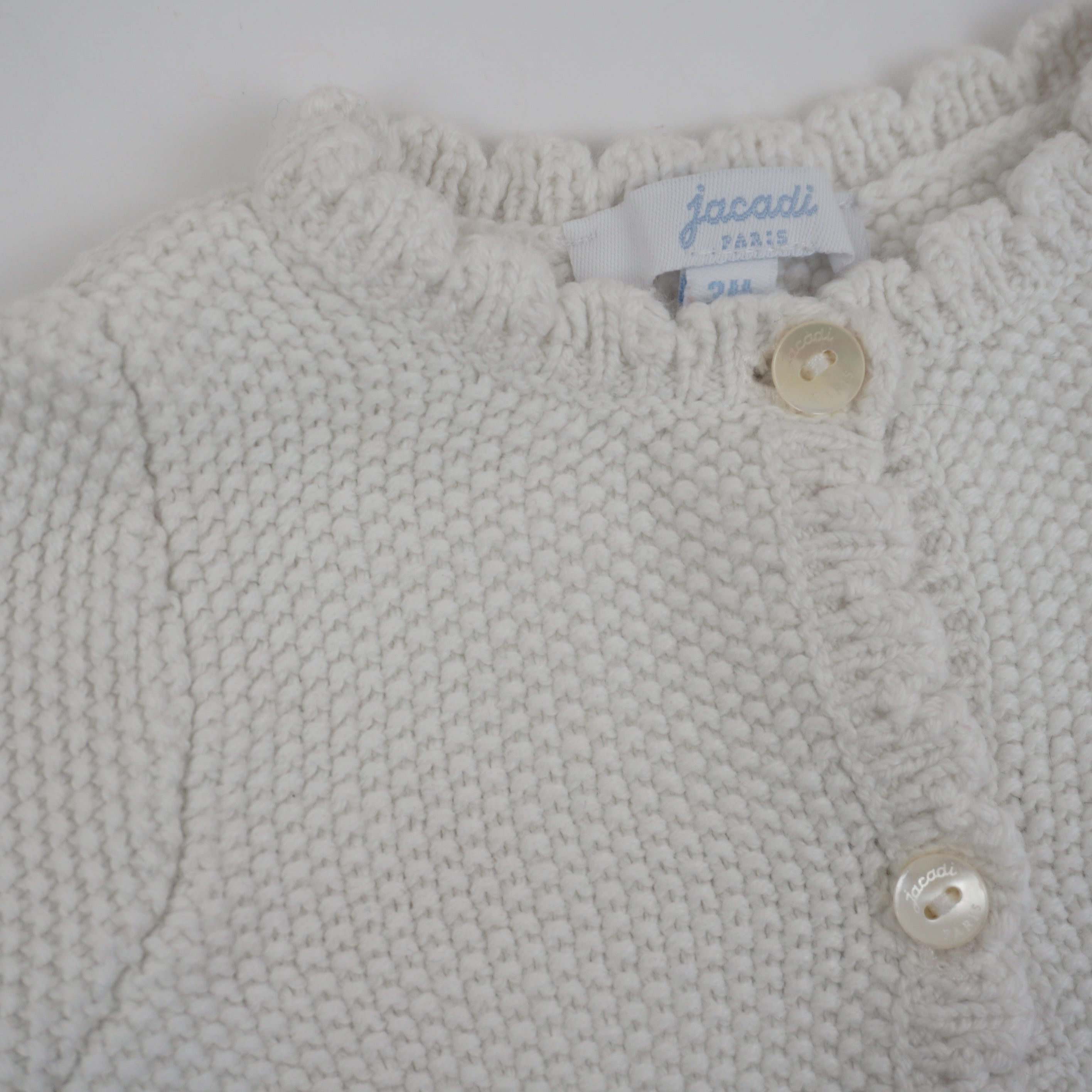 Gilet Blanc - 3 mois