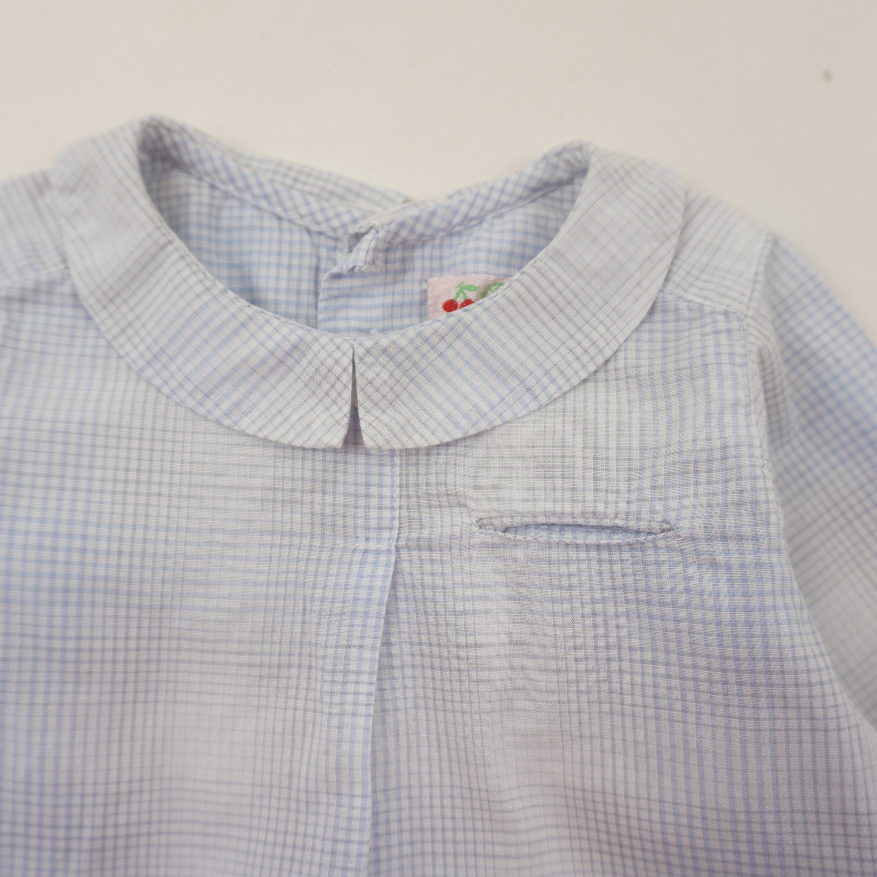 Blouse Bleu - 3 mois