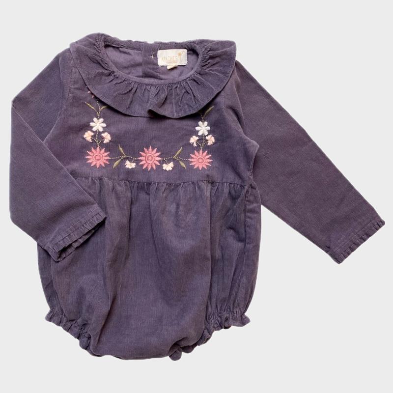 Barboteuse Violet - 3 mois (neuf)