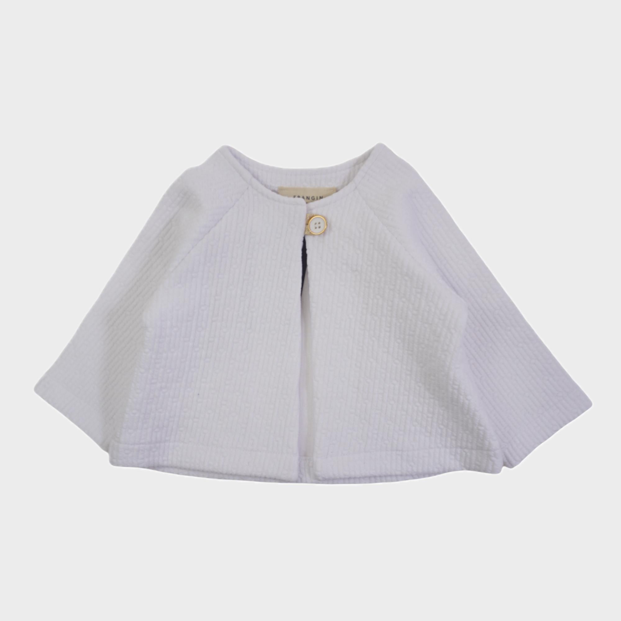 Gilet Blanc - 6/9 mois