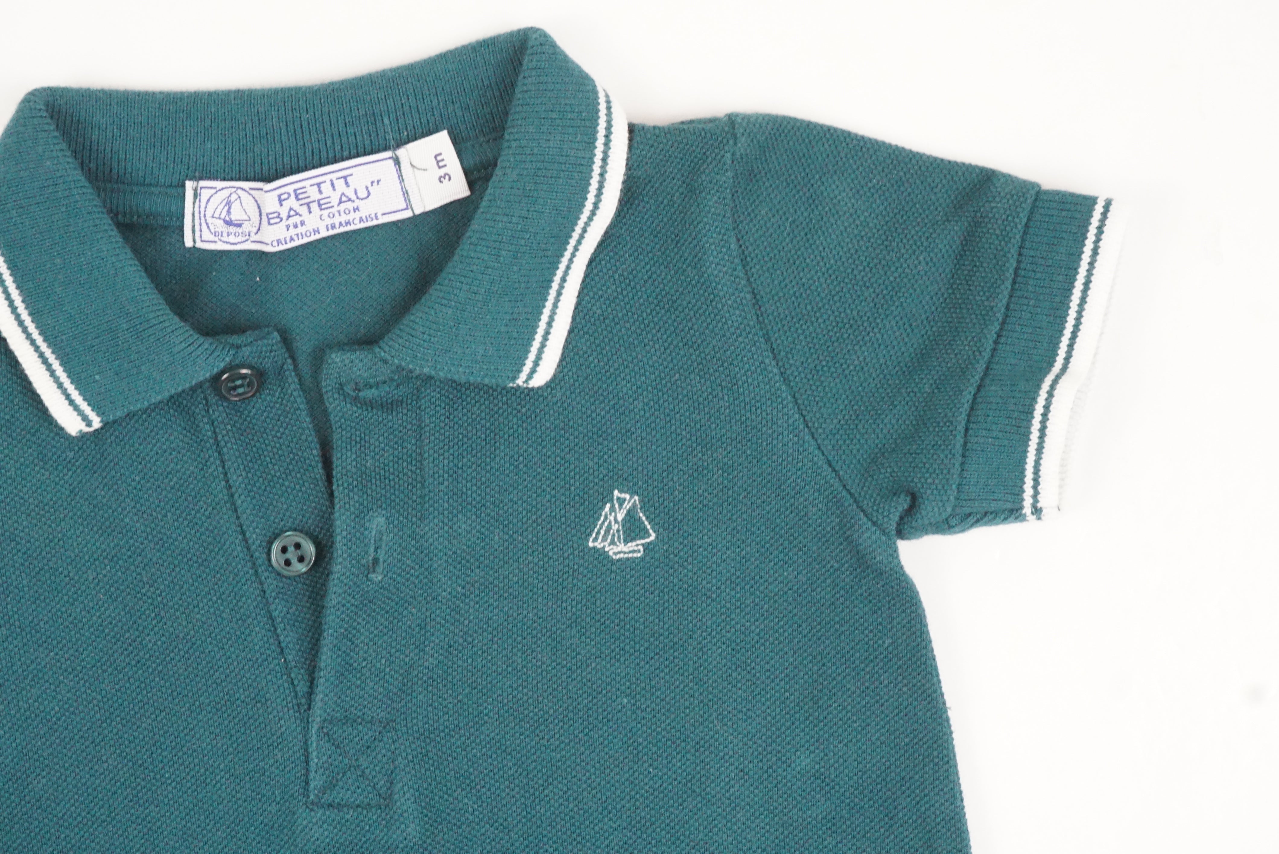 Combishort Vert - 3 mois