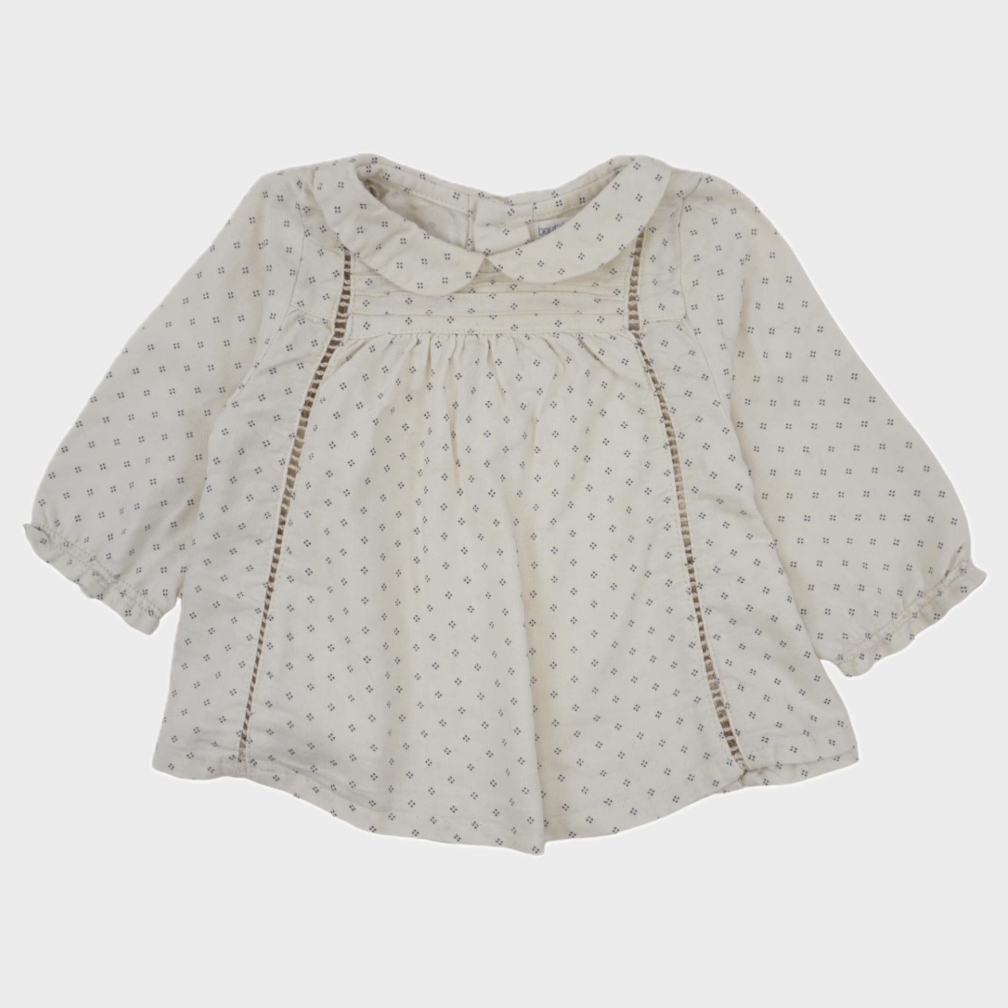 Blouse Crème - 9 mois