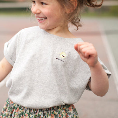 T-shirt Gris - 12 mois (neuf)