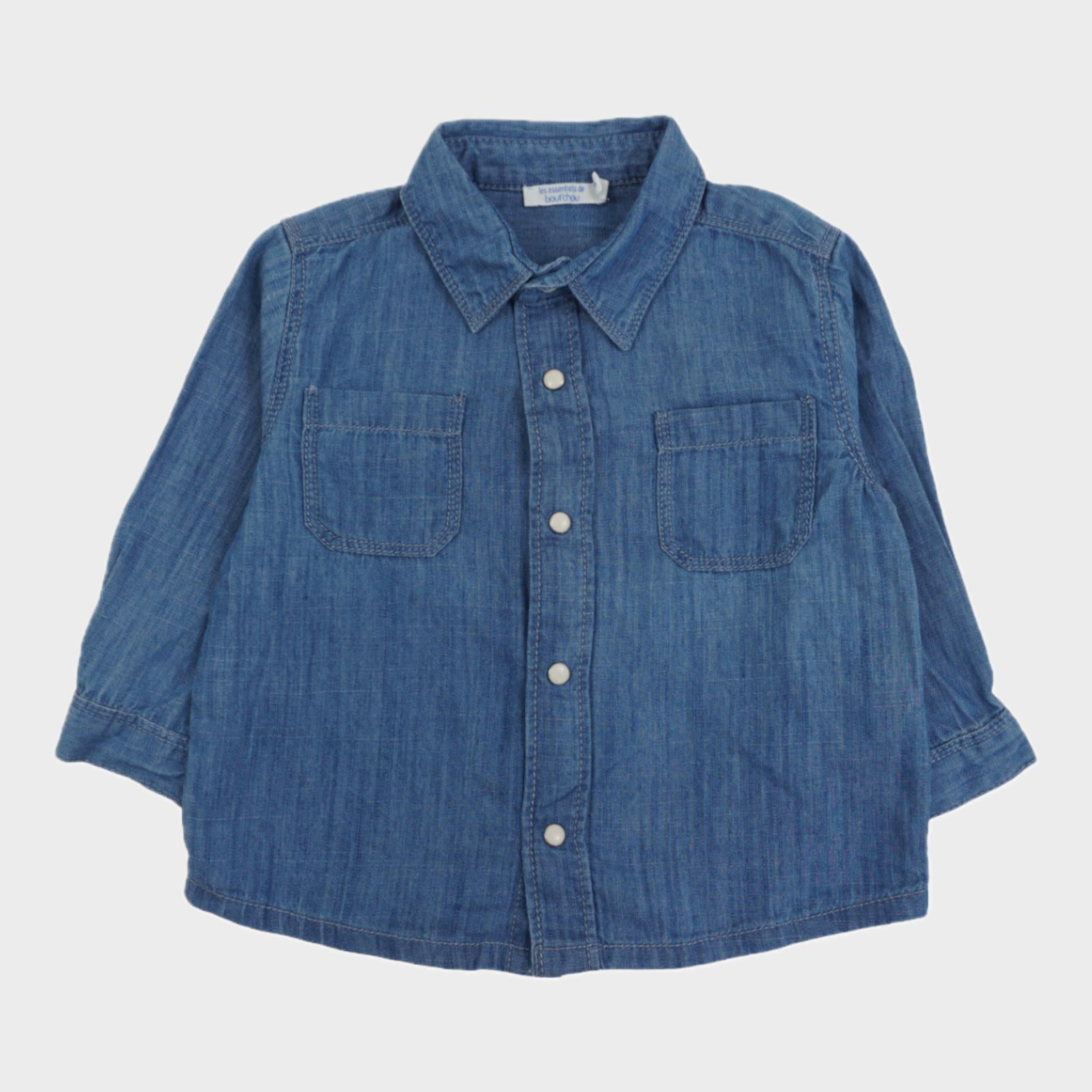Chemise Bleu - 6 mois